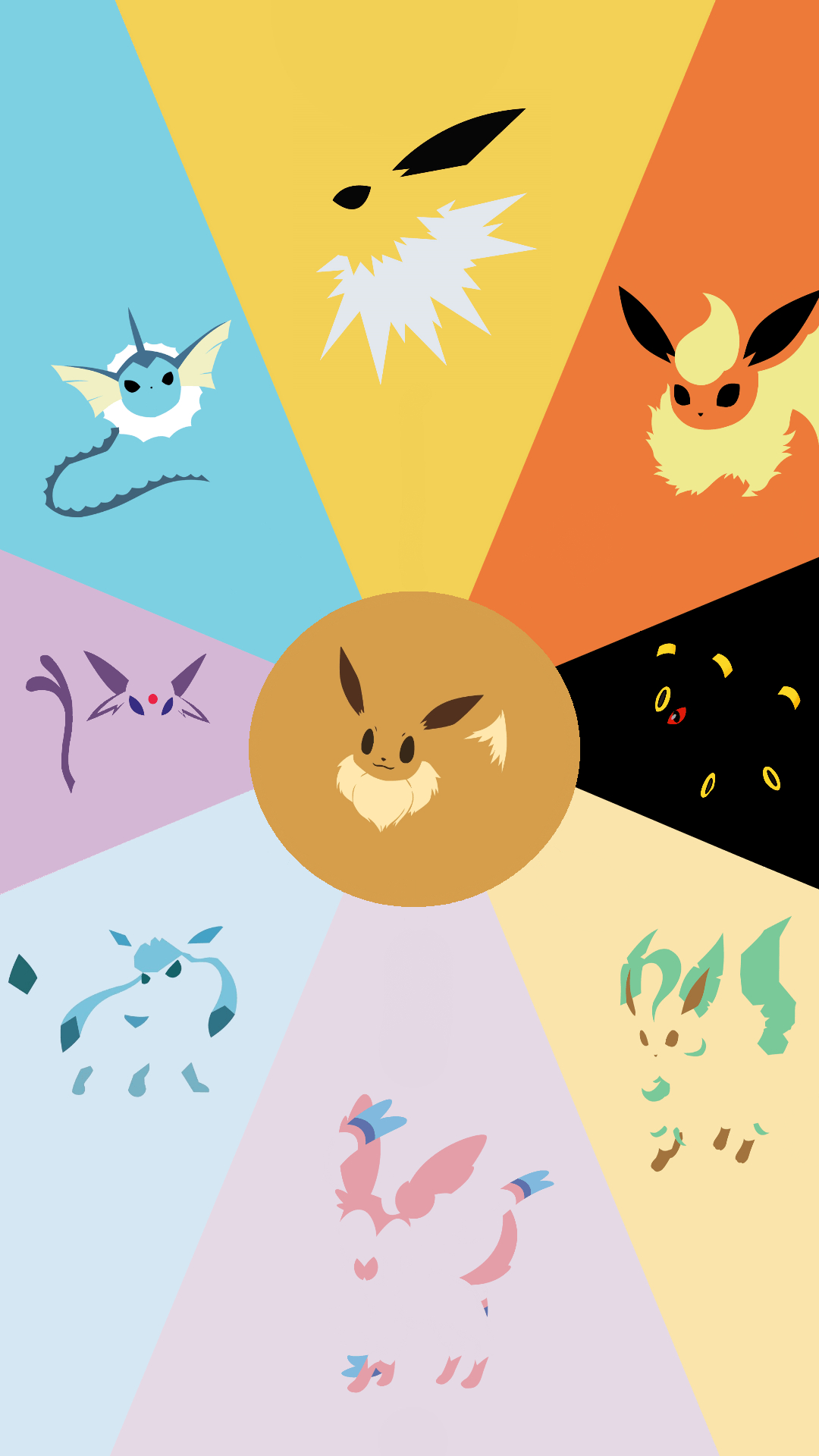 1080x1920 Eeveelution Phone Wallpaper, Phone