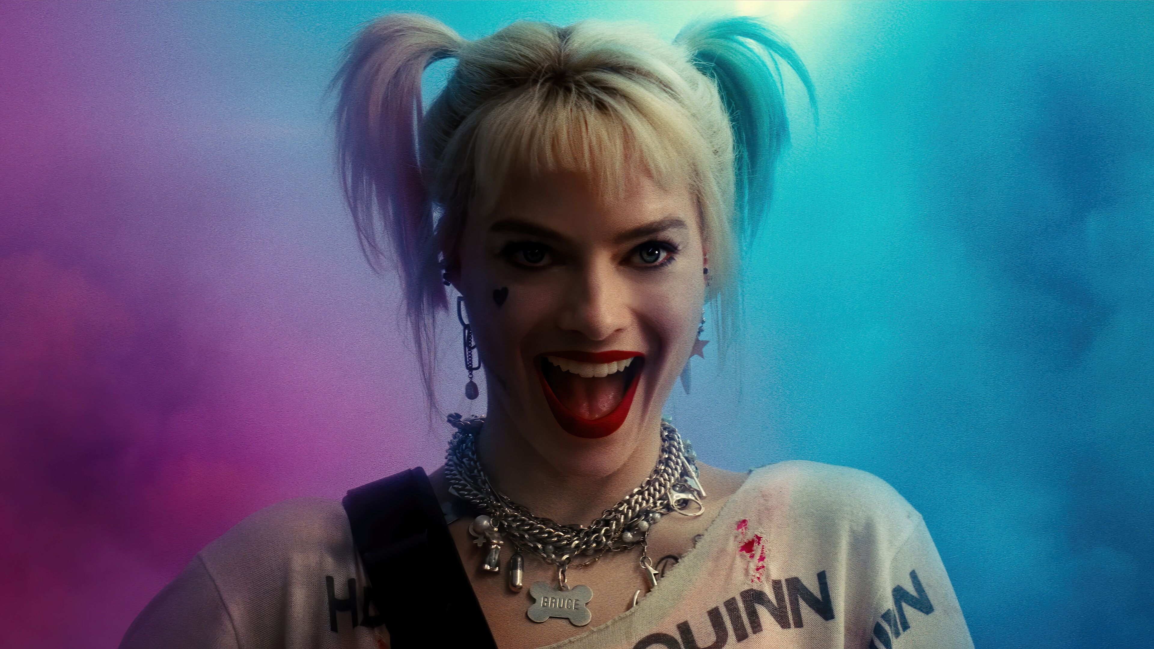 3840x2160 Harley Quinn, Margot Robbie, Birds of Prey, 4K wallpaper, Desktop