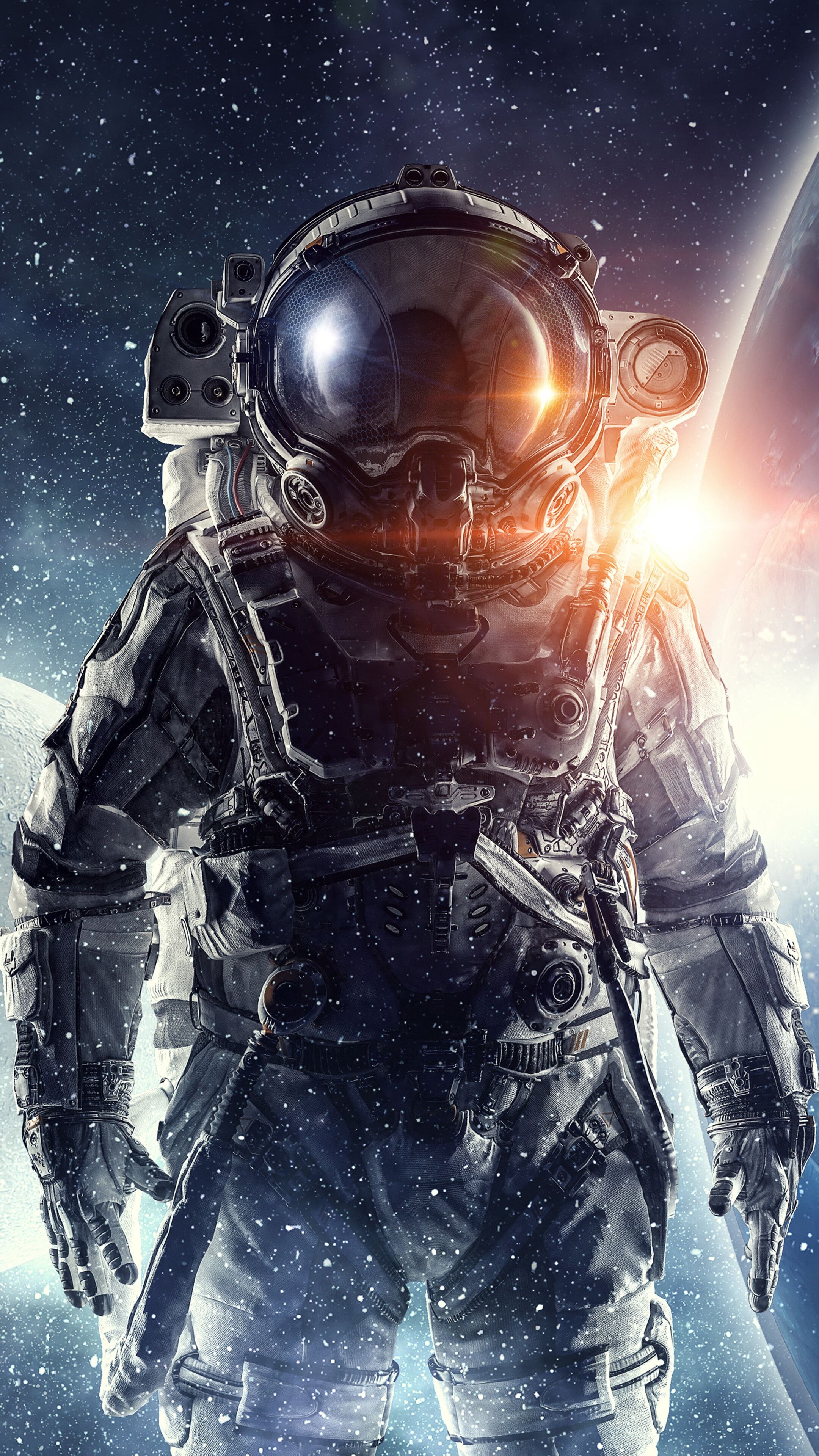 2160x3840 Astronaut, Outer Space, Stars, 4K phone HD Wallpaper, Image, Background, Photo and Picture Gallery HD Wallpaper, Phone