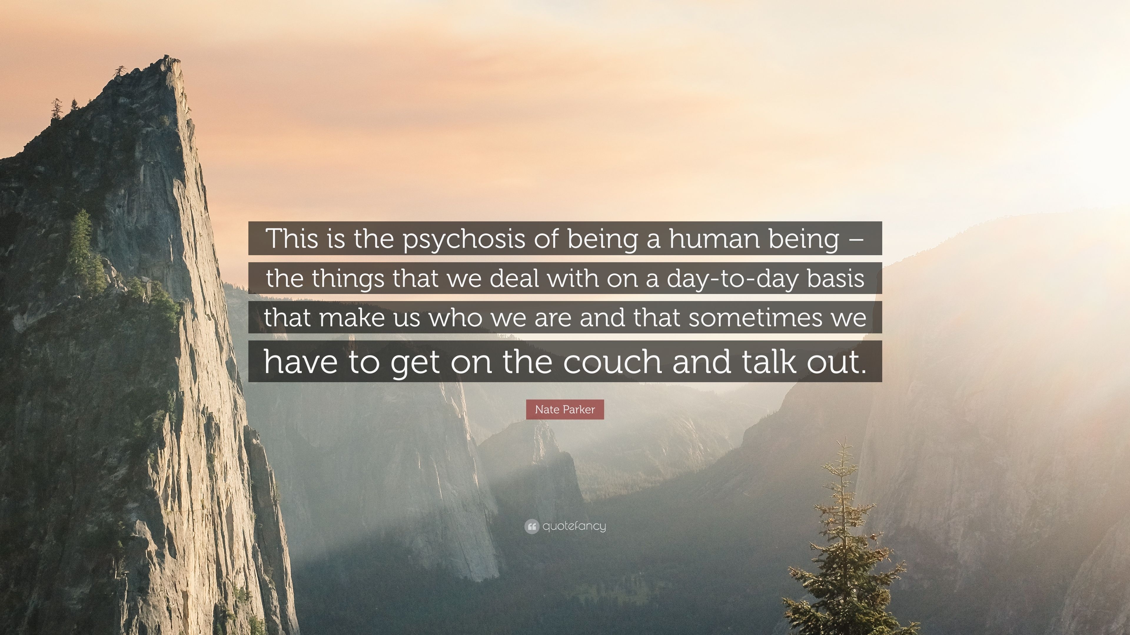 3840x2160 Nate Parker Quote: “This is the psychosis of being a human being, Desktop