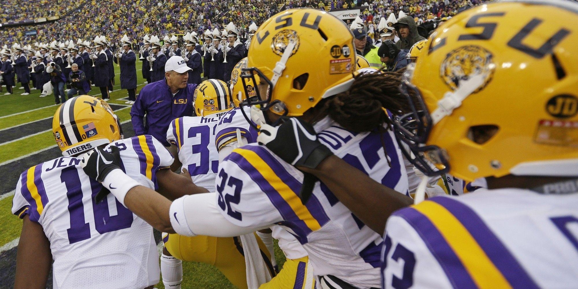 2000x1000 LSU Football Schedule Wallpaper, Dual Screen