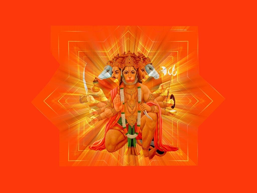 1030x770 Panchmukhi Hanuman Wallpaper, Desktop