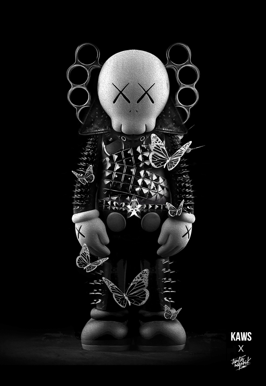 870x1260 OBERY NICHOLAS Dark Kaws Fantasmagorik. Kaws wallpaper, Hypebeast wallpaper, Kaws iphone wallpaper, Phone