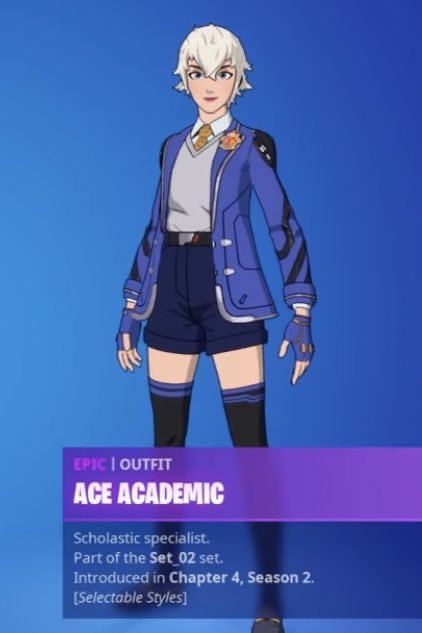 430x640 Ace Academic Fortnite wallpaper, Phone
