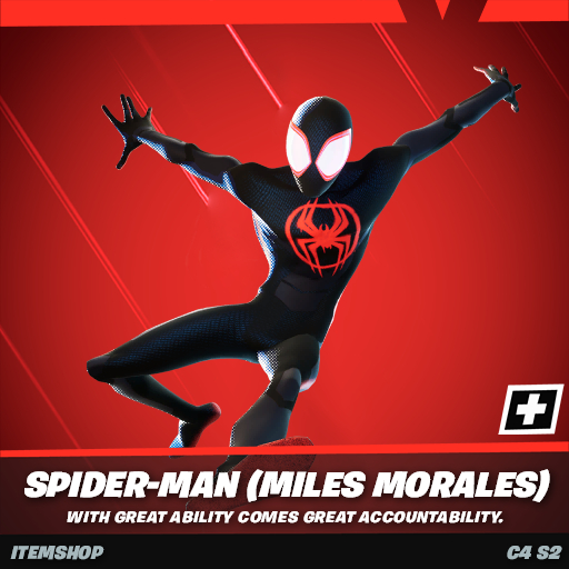 520x520 Spider Man Miles Morales Fortnite Wallpaper, Phone