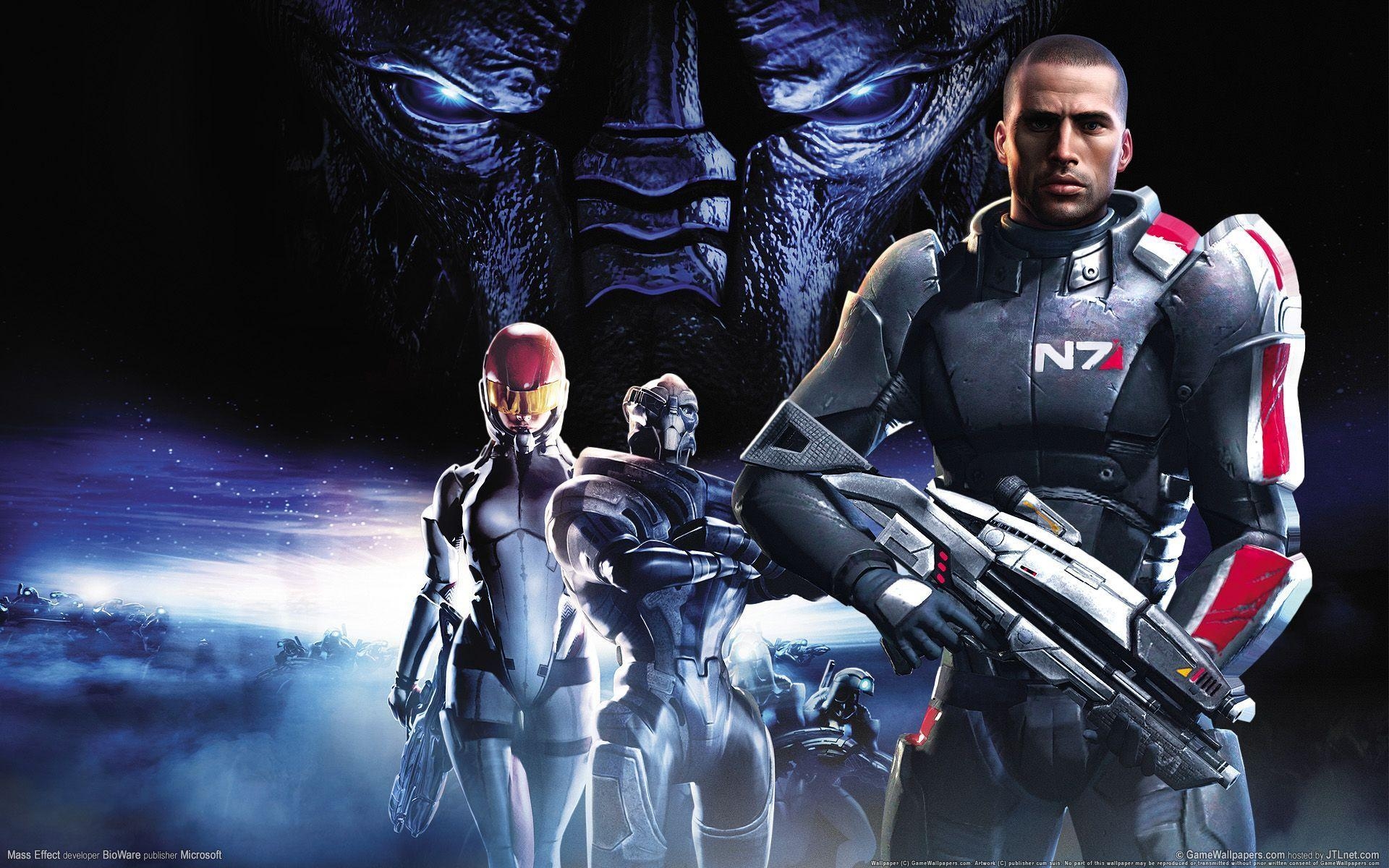 1920x1200 Commander Shepard Effect Wallpaper. High Quality Wallpaper, Desktop