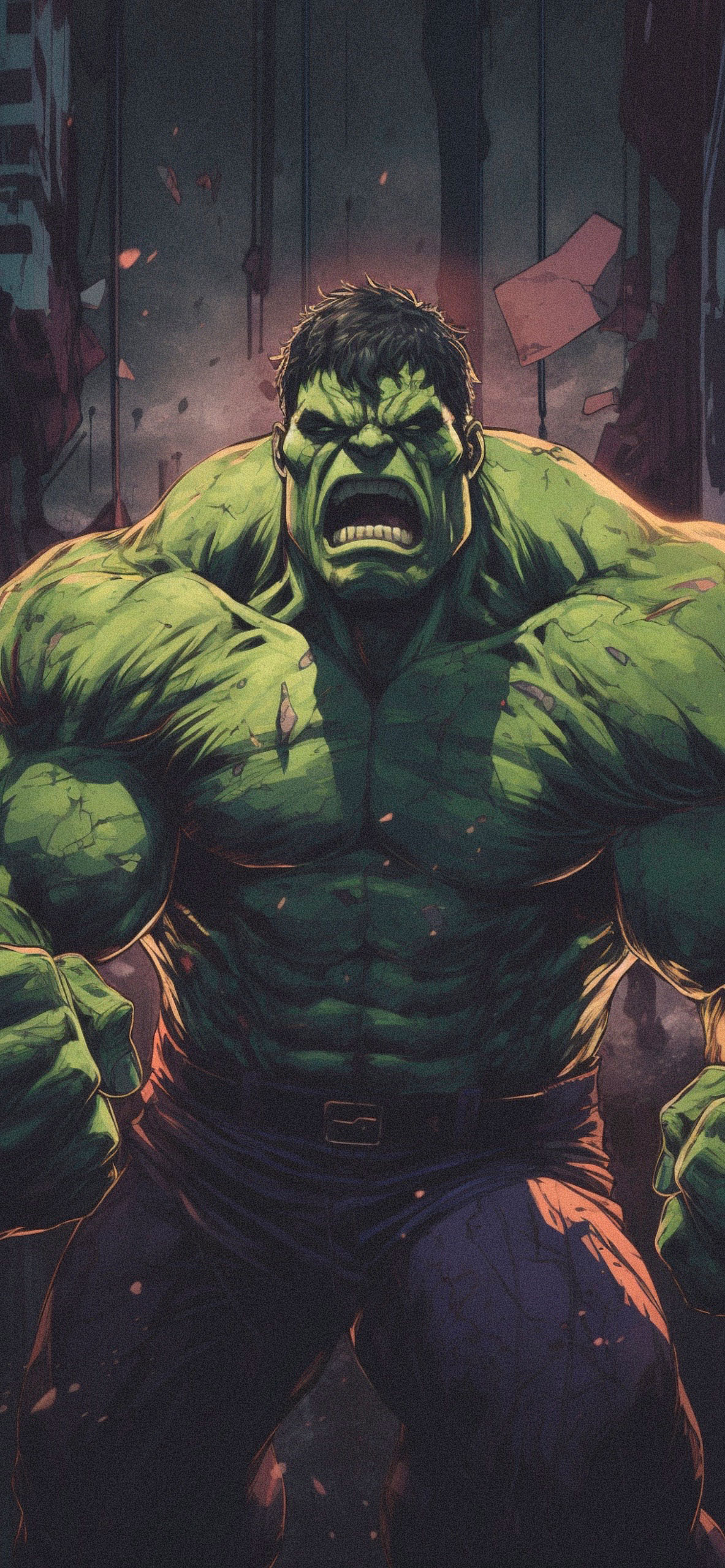 1190x2560 Hulk Rage Aesthetic Wallpaper Marvel Wallpaper 4k, Phone