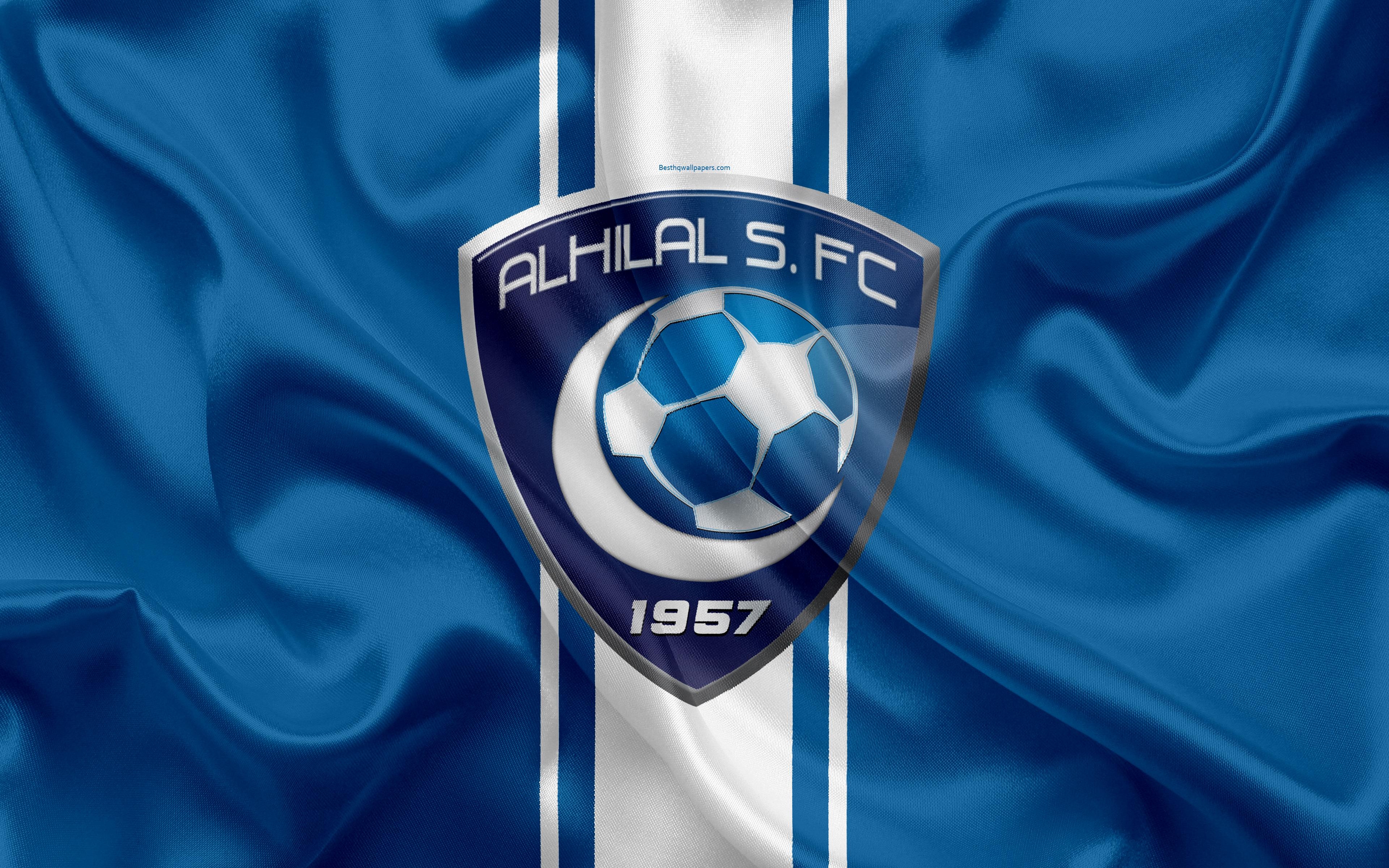 3840x2400 Download Wallpaper Al Hilal FC, 4K, Saudi Football Club, Logo, Desktop