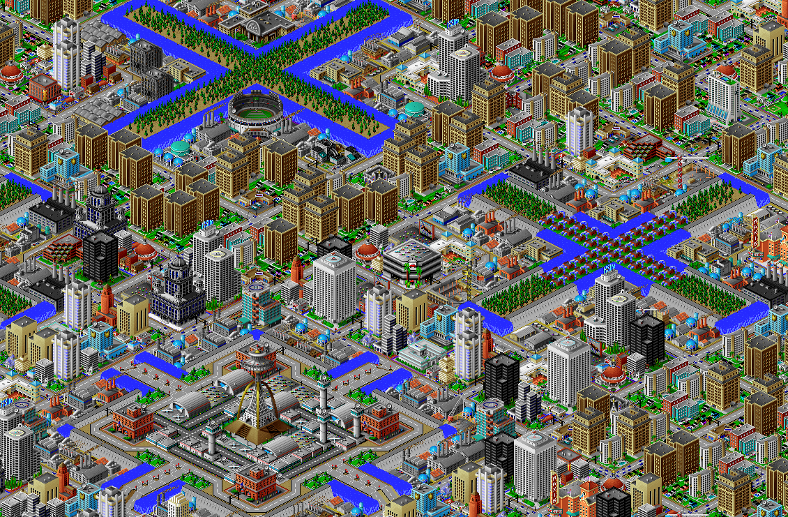 1130x750 Sim City 2000, Desktop