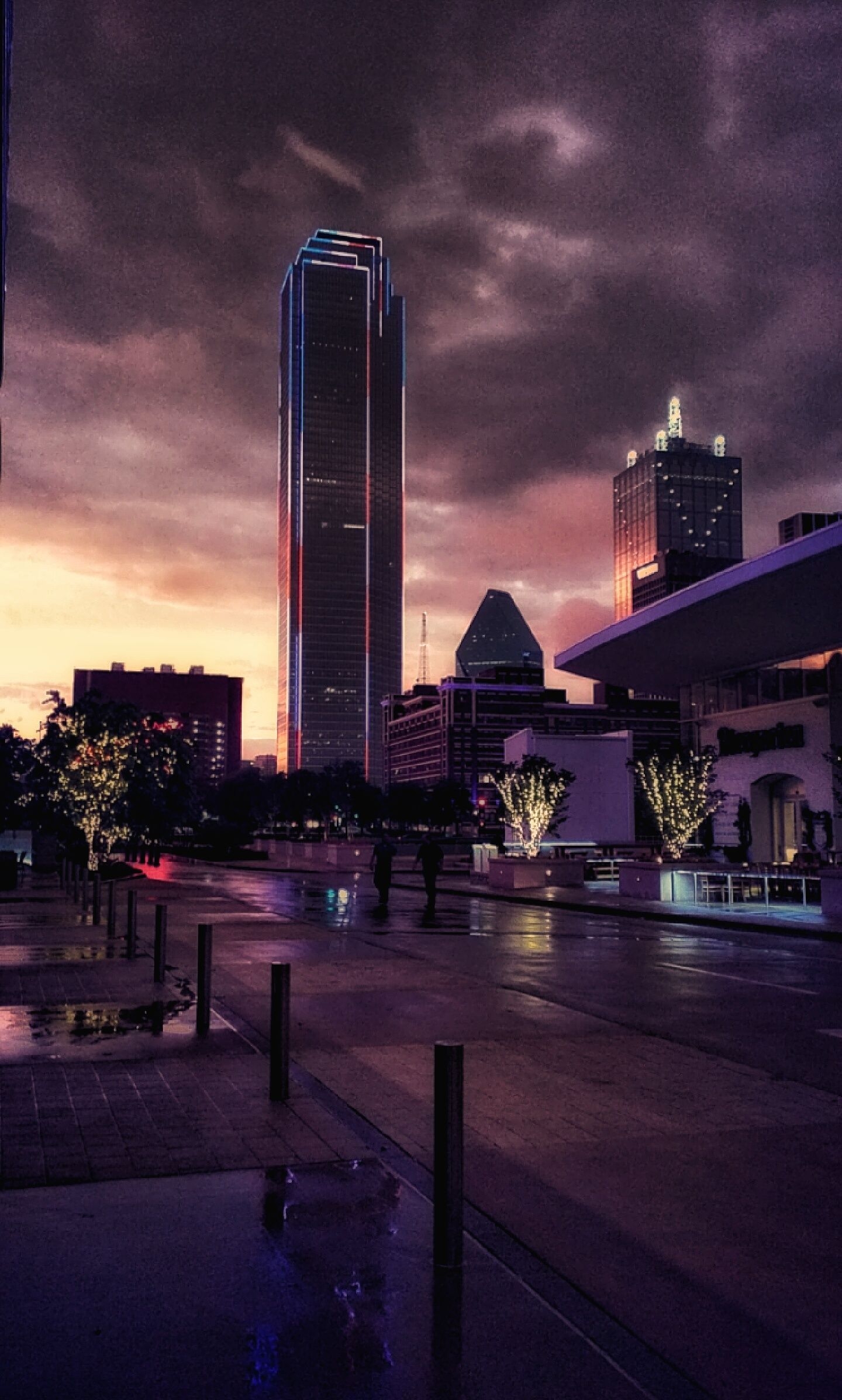 1440x2400 Dallas Texas after a summer rain. [][OC]. Dallas texas skyline, Dallas city, City aesthetic, Phone