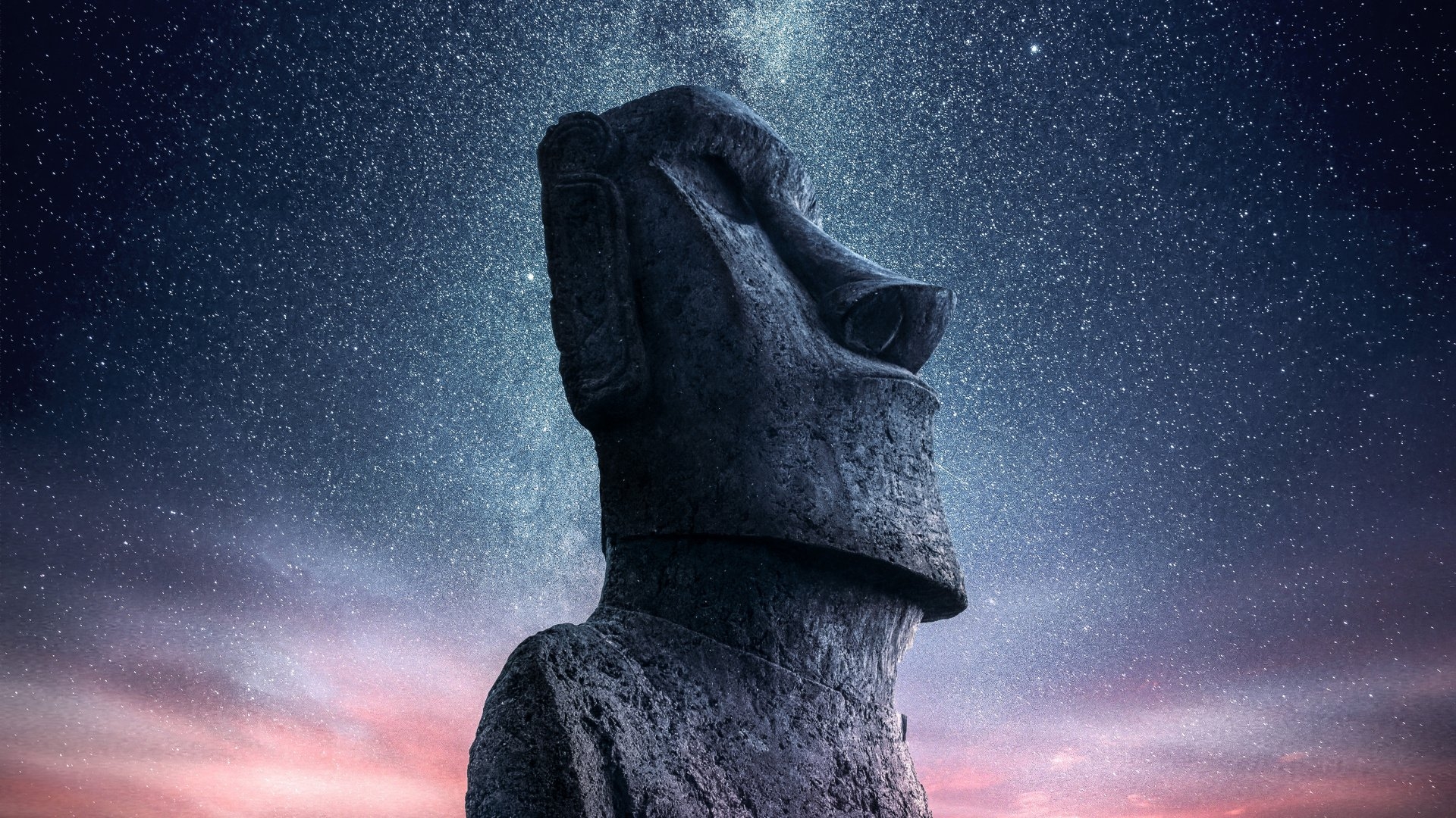 1920x1080 Moai Statue, Easter Island [], Desktop