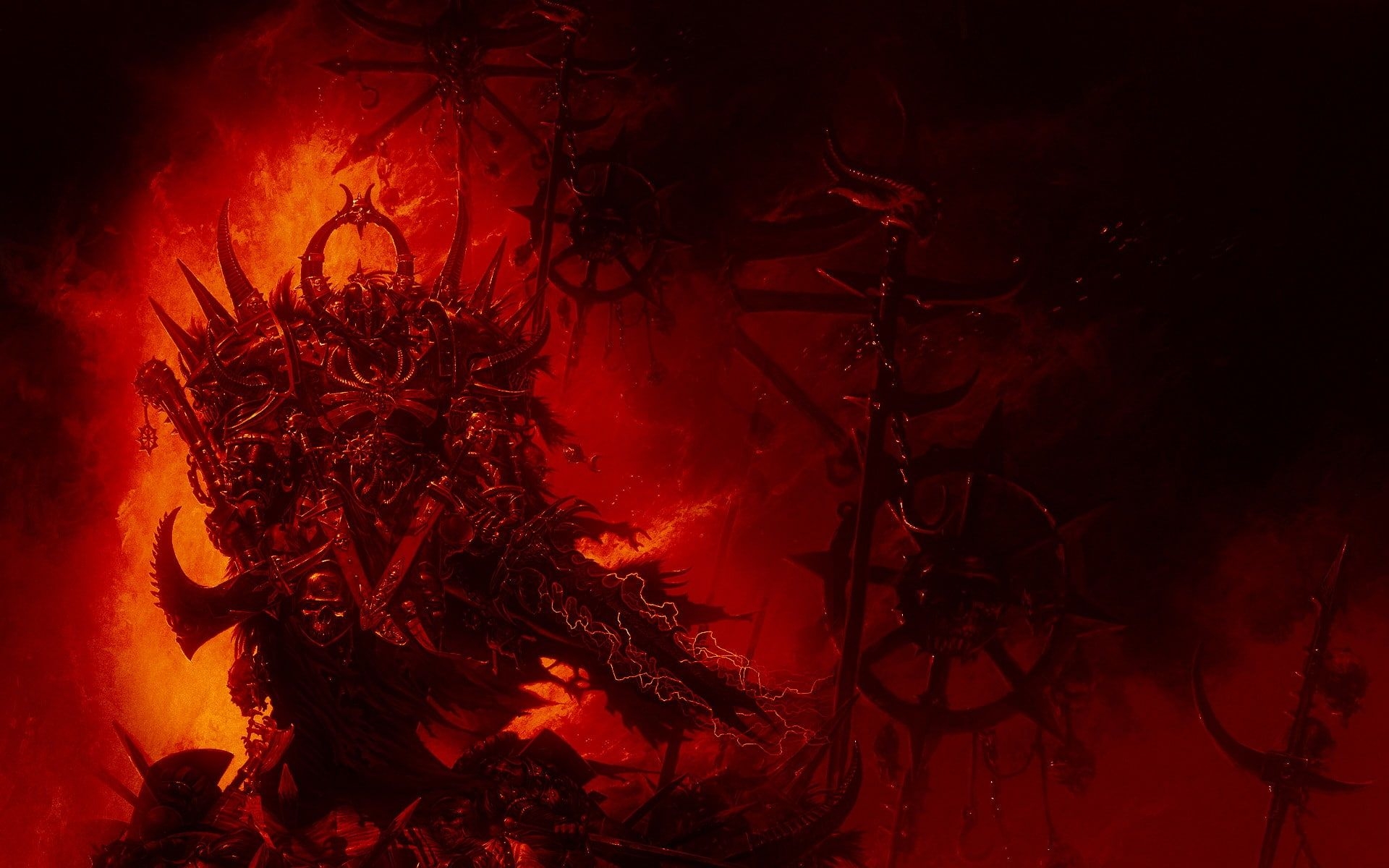 1920x1200 Chaos lord #Khorne #Warhammer P #wallpaper #hdwallpaper #desktop. Chaos lord, Dark warrior, Warhammer, Desktop