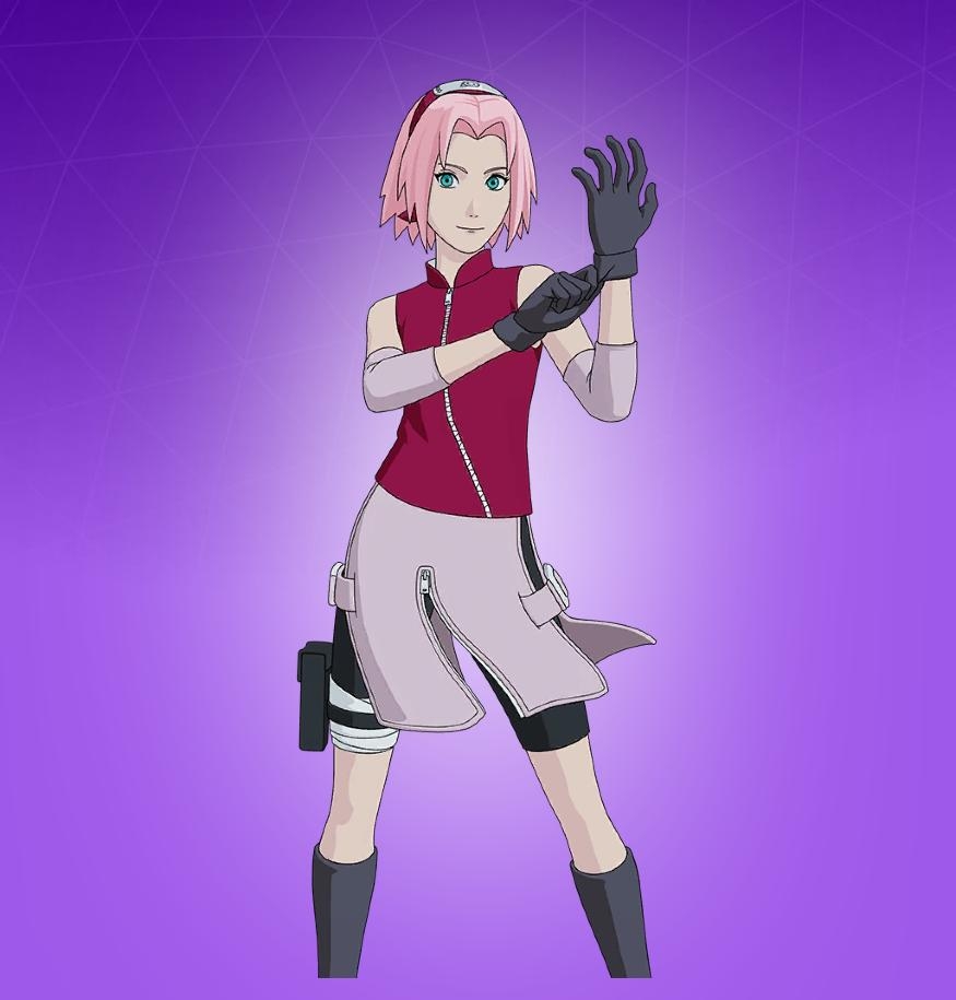 880x920 Sakura Haruno Fortnite wallpaper, Phone