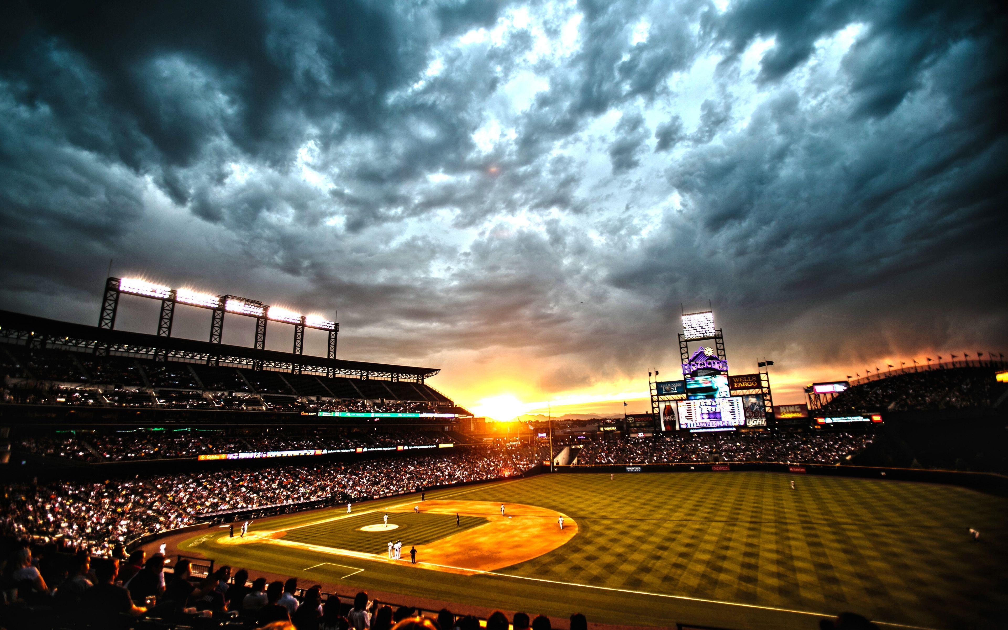 3840x2400 Colorado Rockies Logo 4K Wallpaper, Desktop