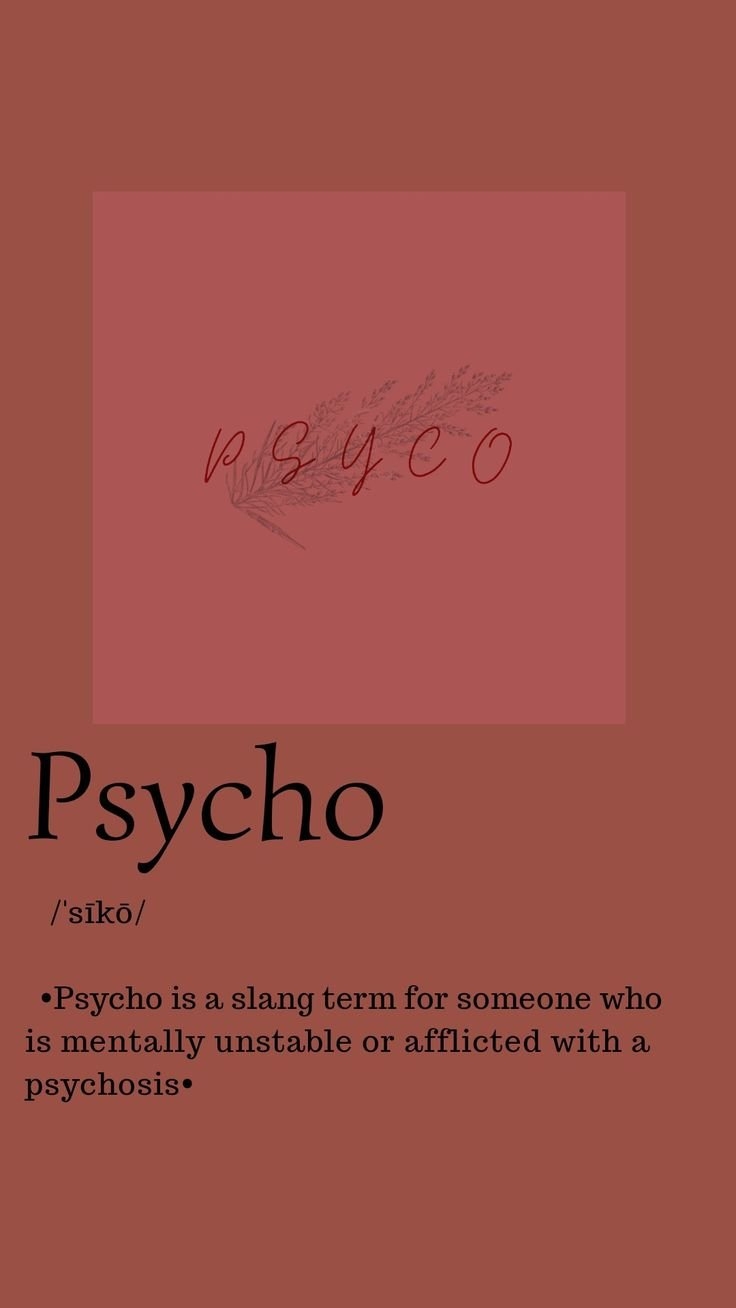 740x1310 Aesthetic psycho definition Wallpaper Download, Phone