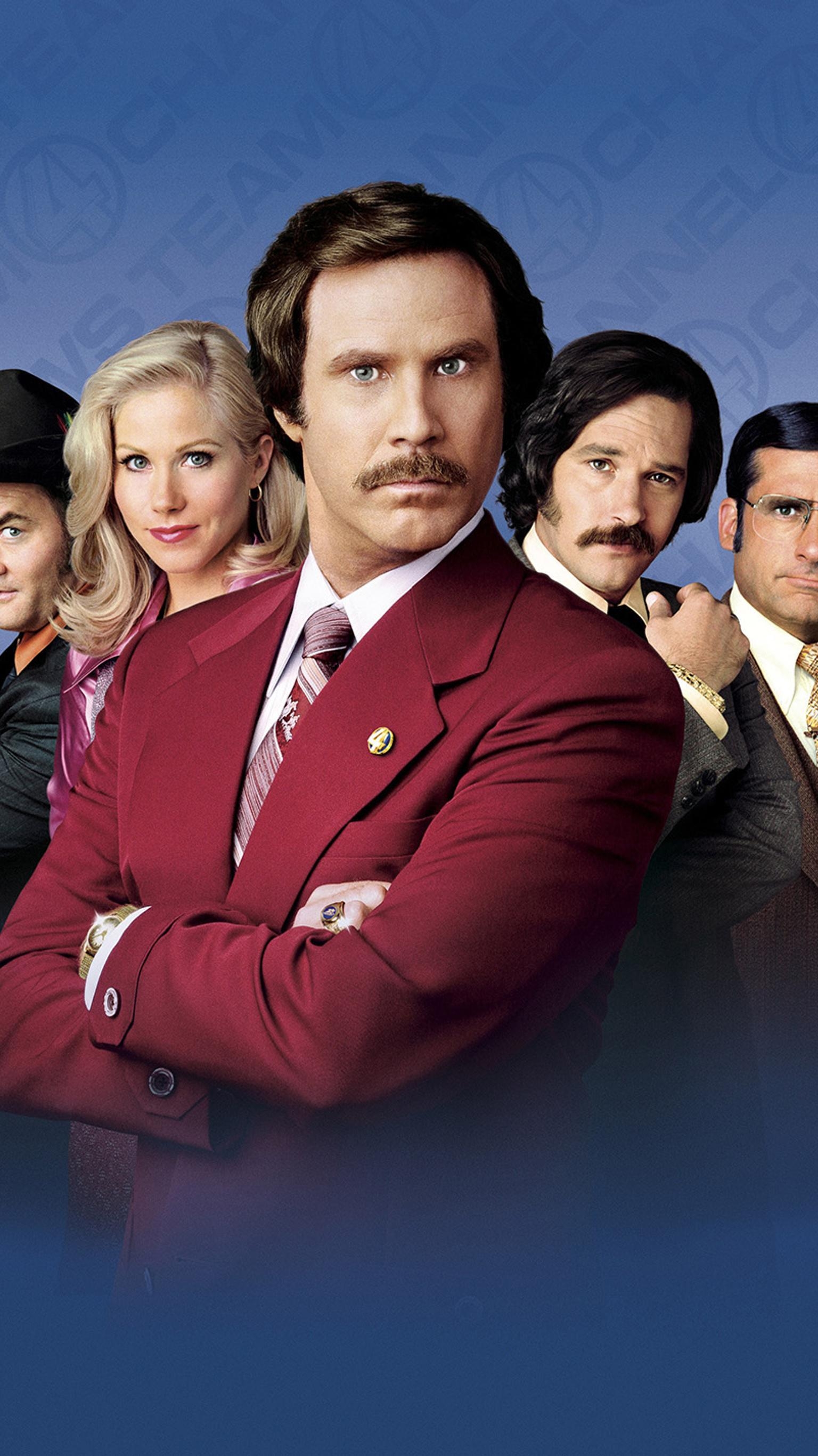 1540x2740 Anchorman: The Legend of Ron Burgundy (2004) Phone Wallpaper, Phone