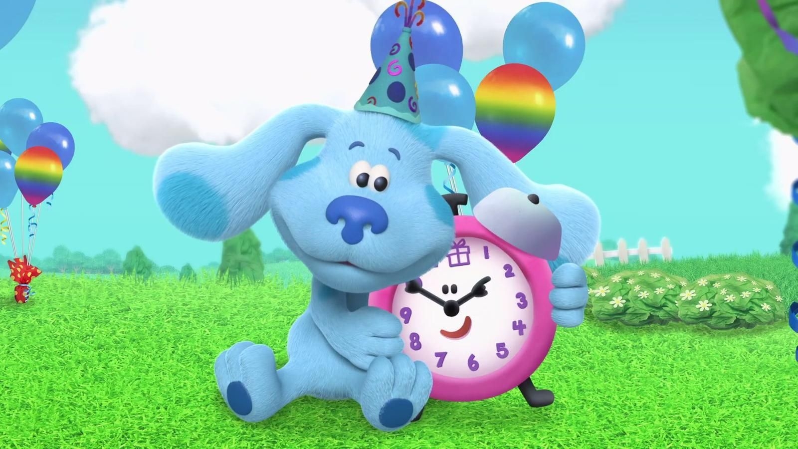 1600x900 Blue and Tickety from Blue's Birthday Remake. Blues clues, Happy birthday blue, Blue's clues, Desktop