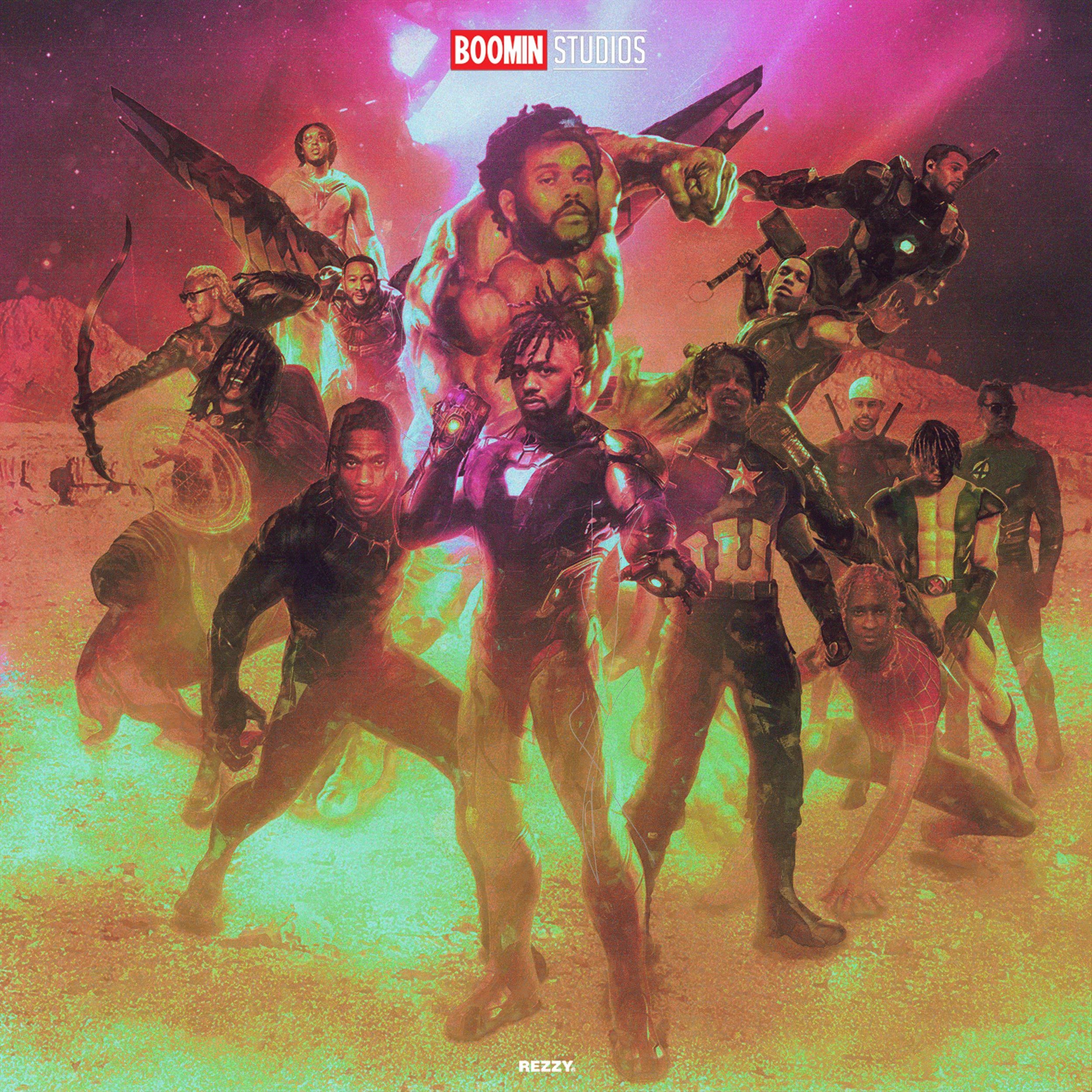 2500x2500 METRO BOOMIN really assembled the avengers for Heroes & Villains, Phone