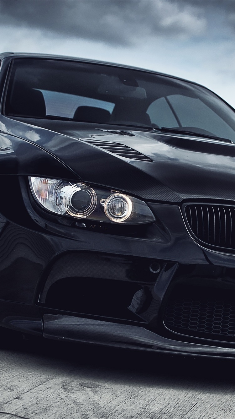 750x1340 black bmw wallpaper, land vehicle, vehicle, car, black, headlamp, personal luxury car, automotive lighting, luxury vehicle, bumper, automotive design, Phone