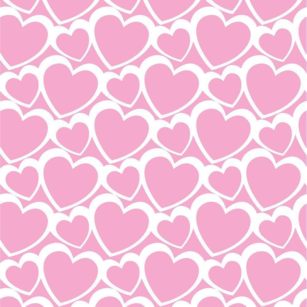 1000x1000 Fun4walls Blown Hearts Pastel Pink Blown Wallpaper, Phone