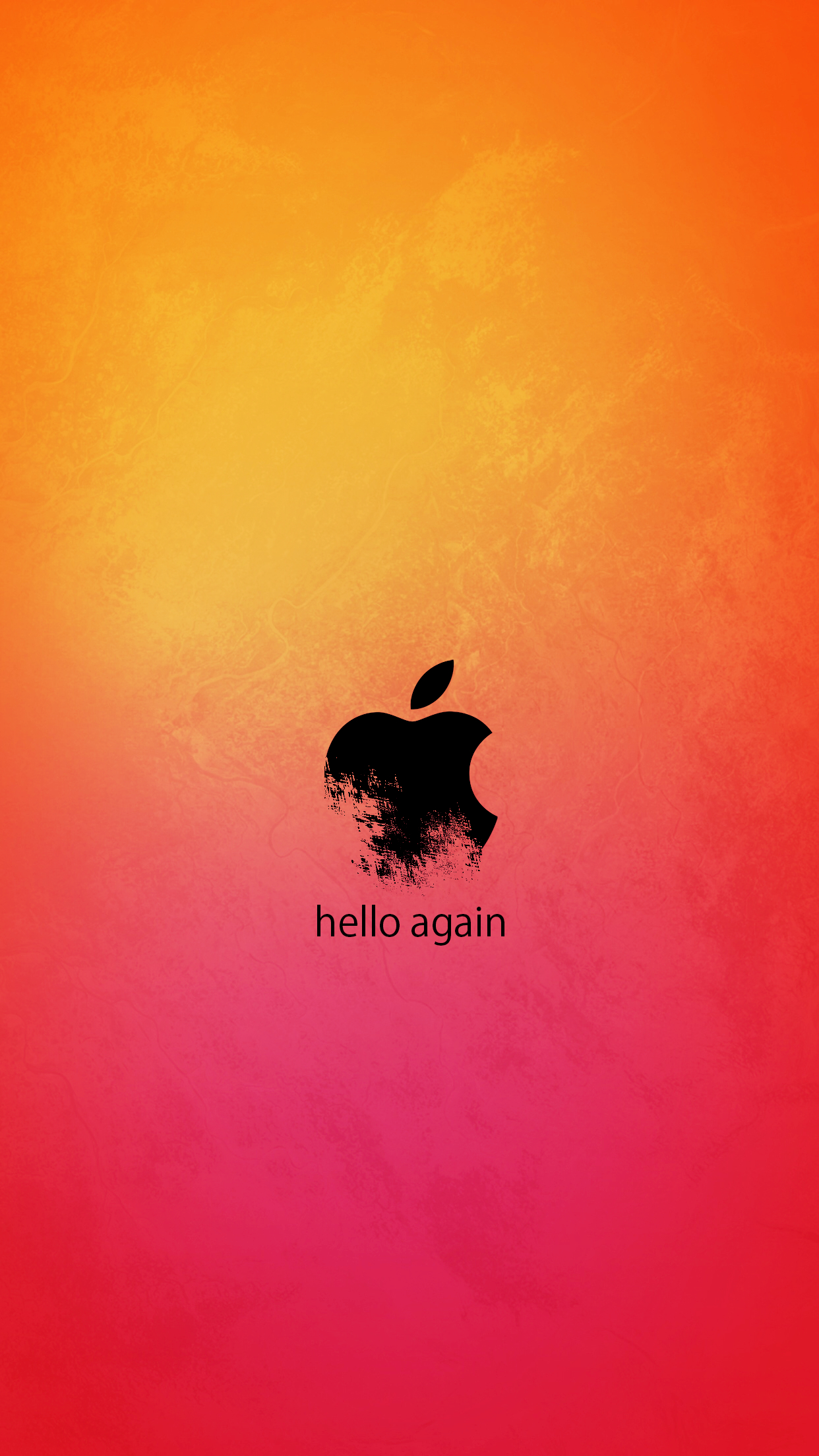 1250x2210 Apple October 27 event wallpaper: hello again, Phone