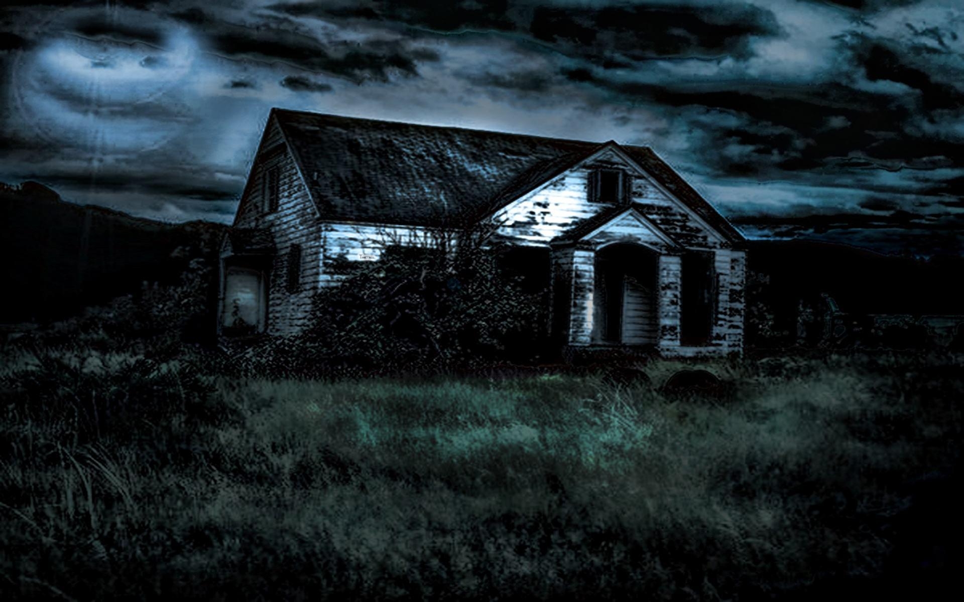 1920x1200 Scary Desktop Background Art House Stanky px Resolution, Desktop