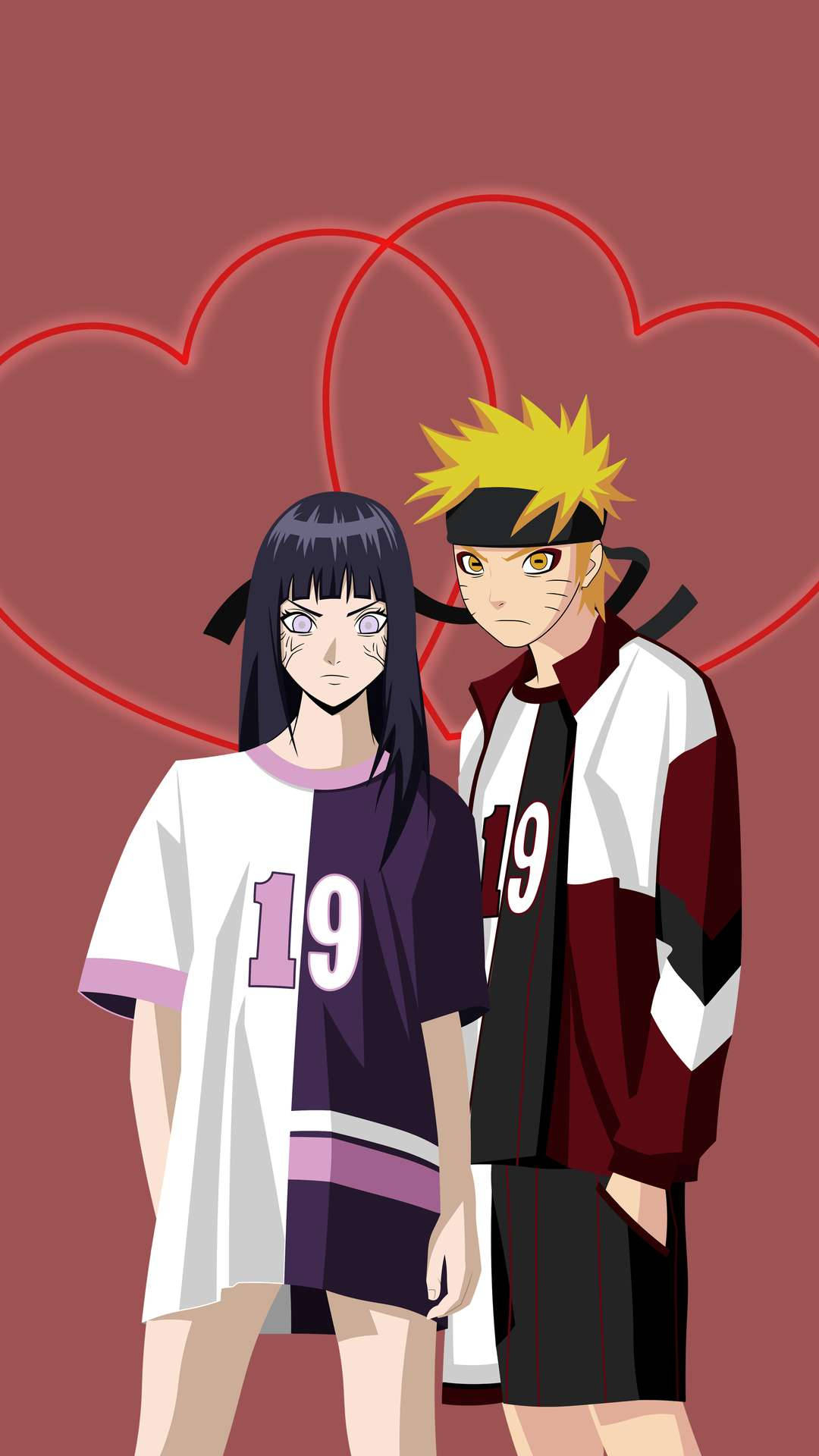 1080x1920 Download free Naruto And Hinata Casual, Phone