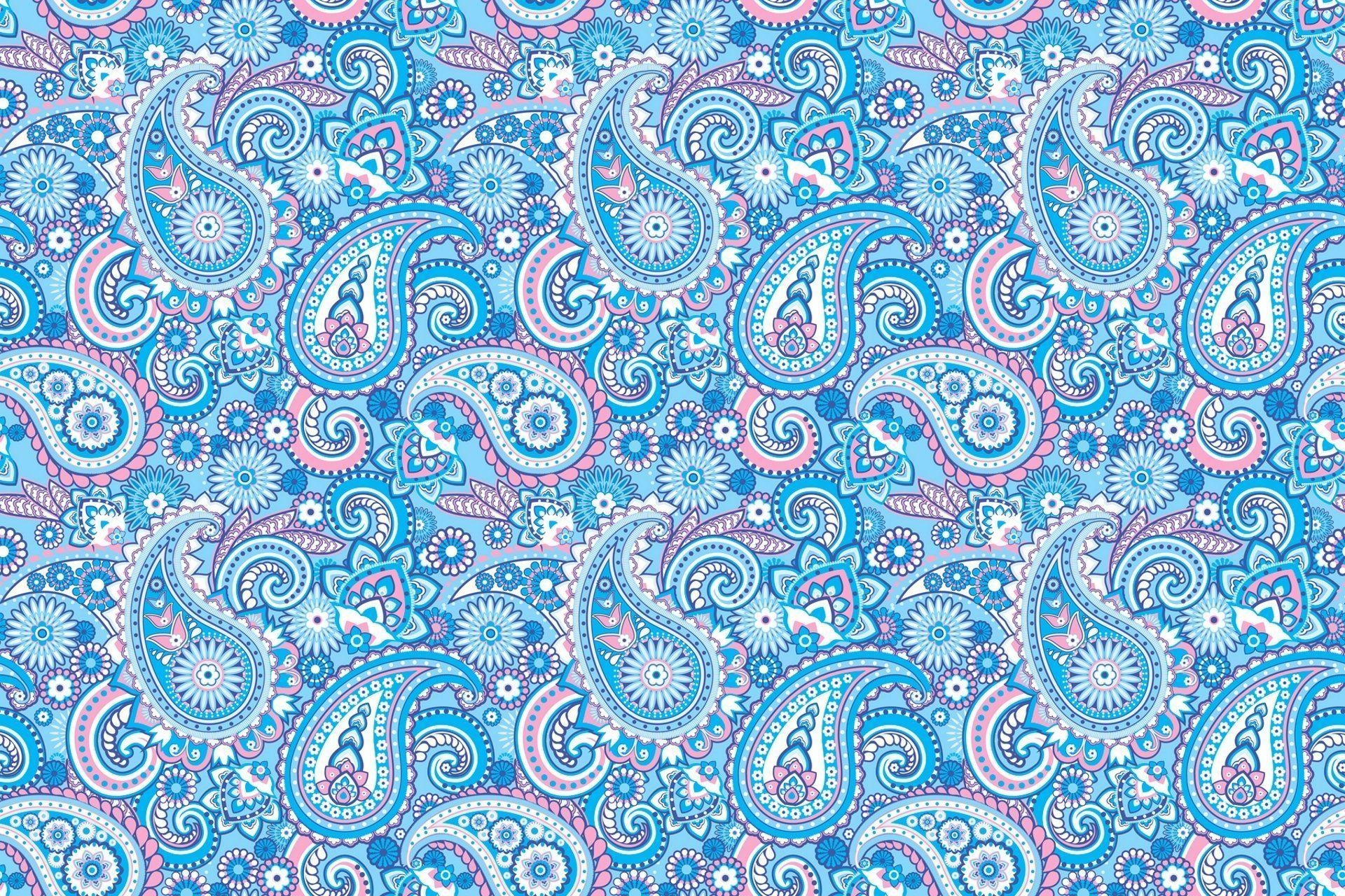 1920x1280 Blue Paisley Desktop Wallpaper 61424 63243 HD Wallpaper, Desktop