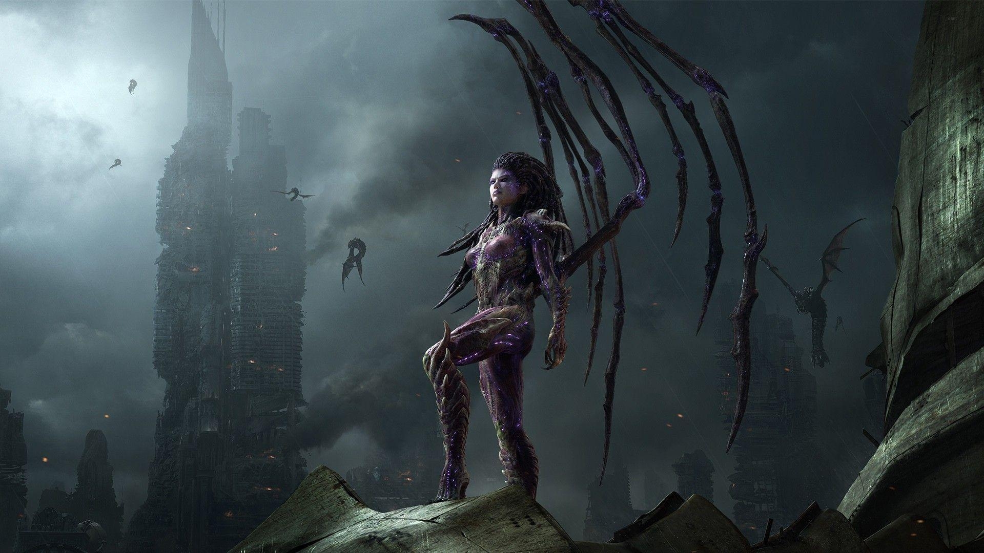 1920x1080 Sarah Kerrigan Starcraft Game Hd Wallpaper  10270, Desktop