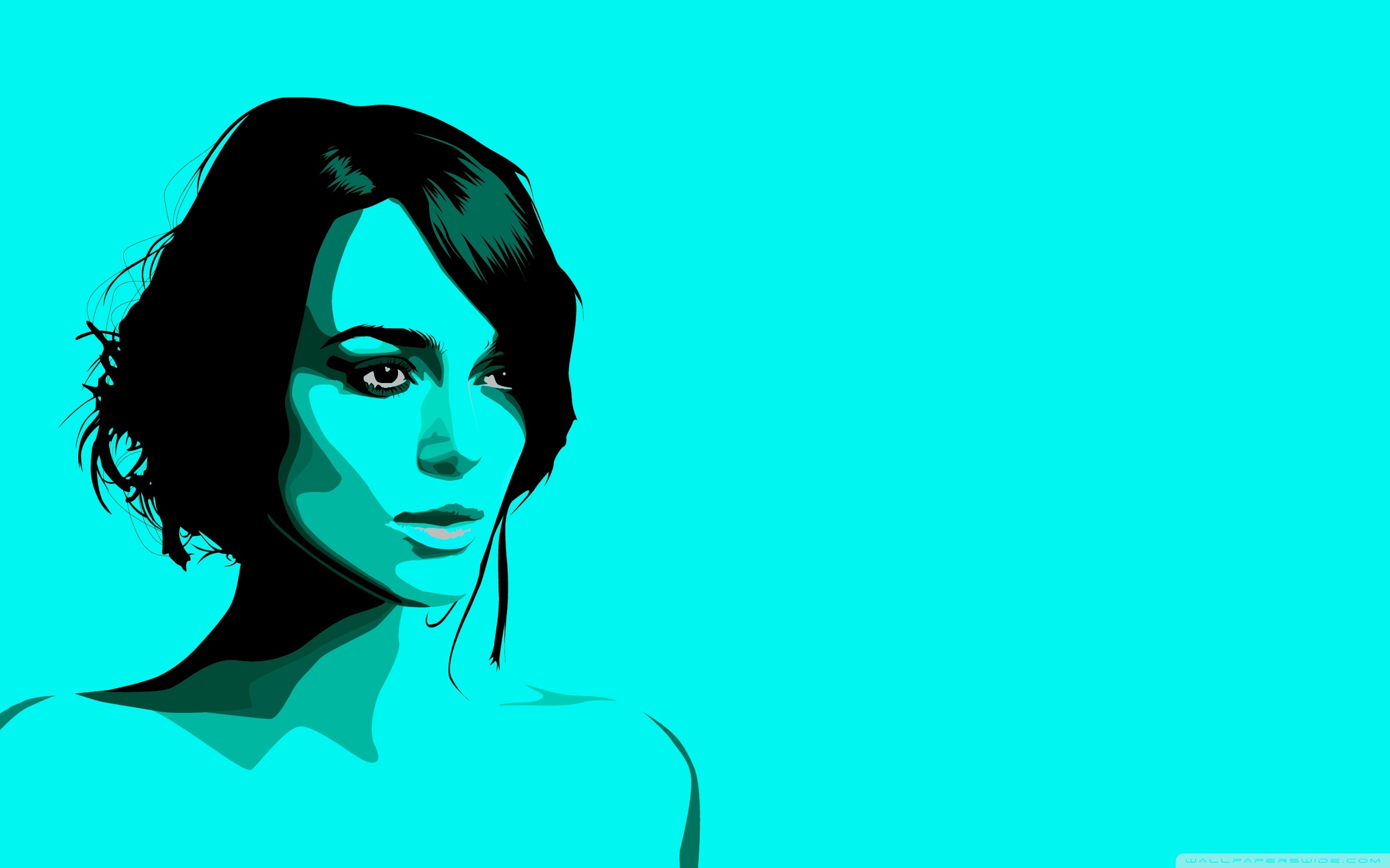 2560x1600 Keira Knightley Vector Art Ultra HD Desktop Background Wallpaper for 4K UHD TV, Tablet, Desktop