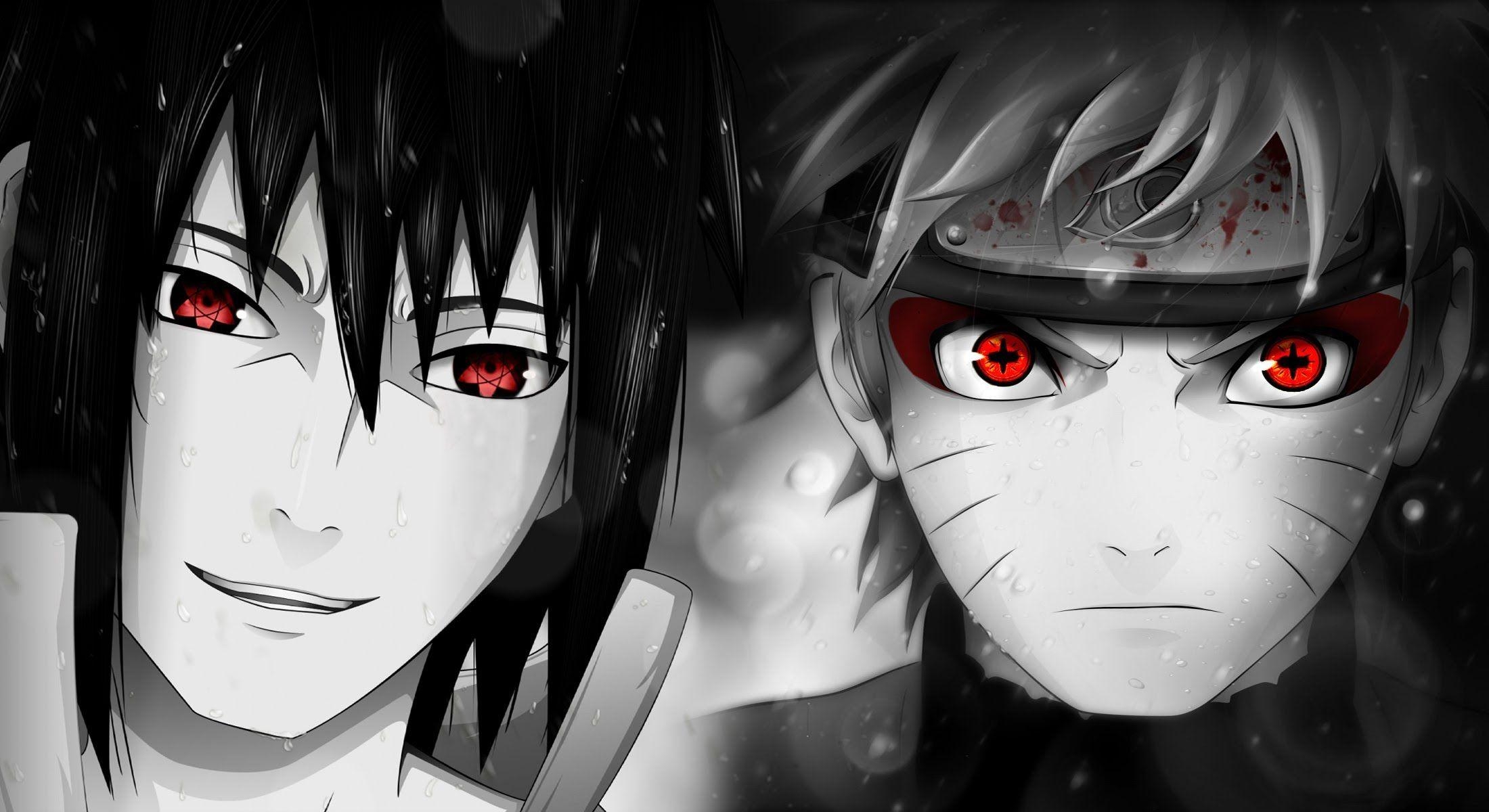 2200x1200 Naruto Sage Mode and Sasuke Mangekyou Sharingan Wallpaper. naruto, Desktop