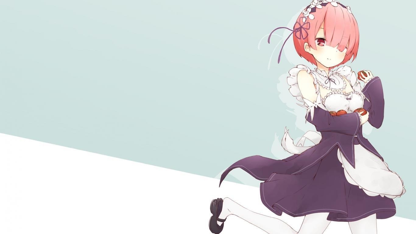 1370x770 Ram (Re:ZERO) wallpaper  (laptop) desktop background, Desktop