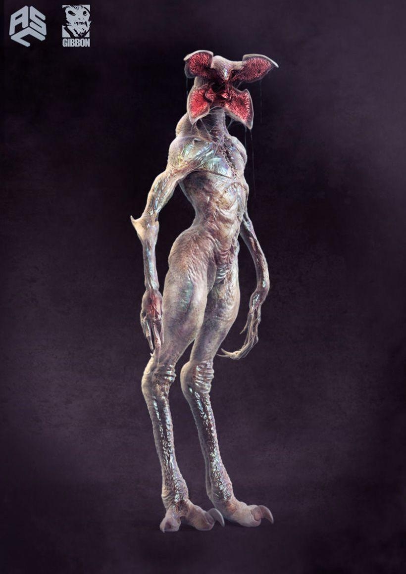 820x1160 En image, les concept arts officiels du monstre de Stranger Things, Phone