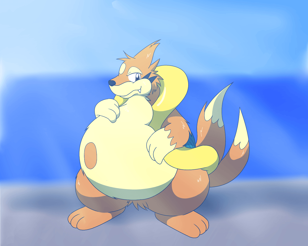 1280x1030 Fat Floatzel by komagin - Fur Affinity [dot] net, Desktop