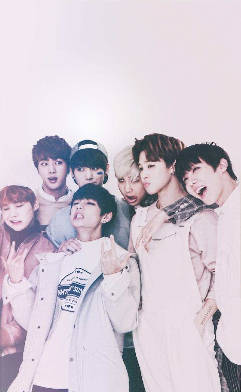 790x1280 bangtan phone wallpaper, adjusted in instasize and tegen in enlight, Phone