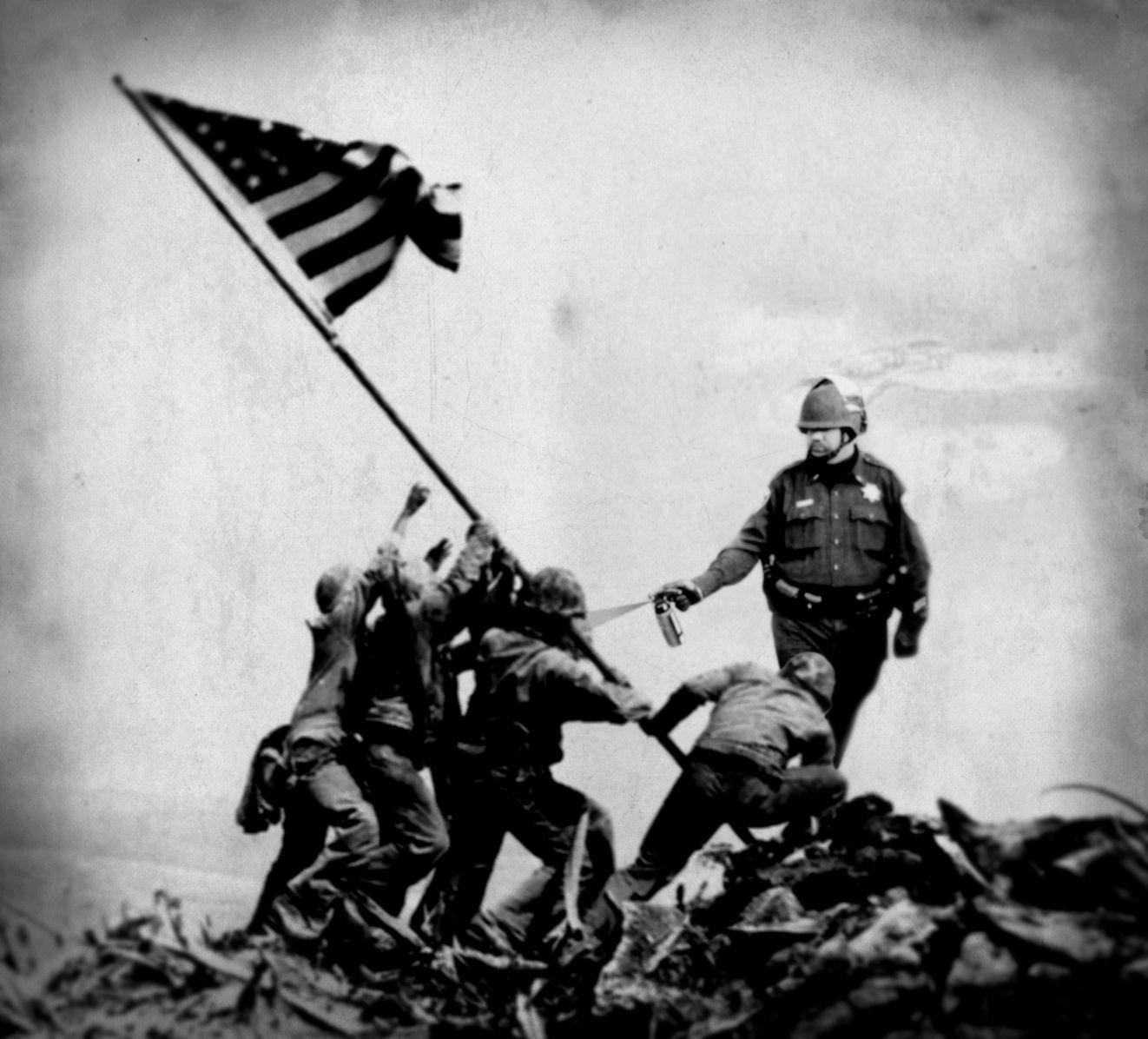 1330x1200 Flag Raising On Iwo Jima With Lt Pike, Desktop