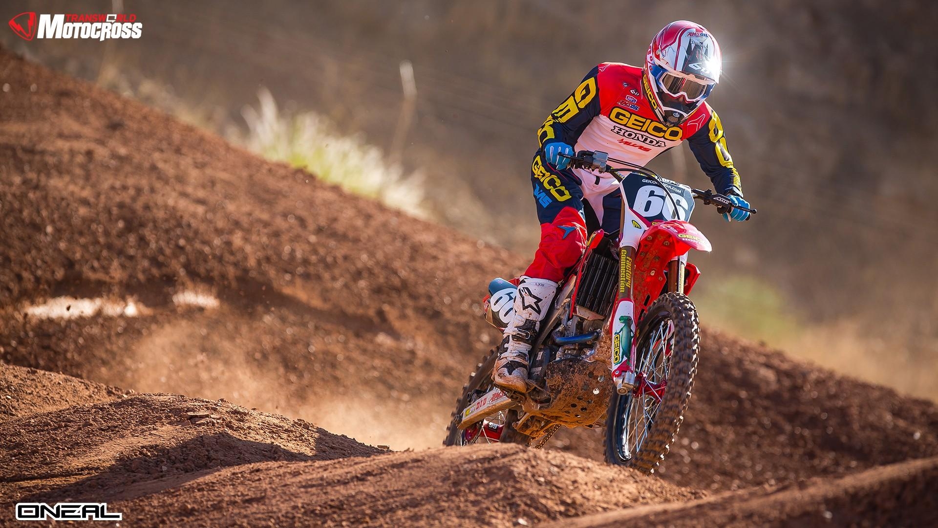 1920x1080 Motocross Sfondi Inspirational the Day Featuring Geico Honda Rider, Desktop