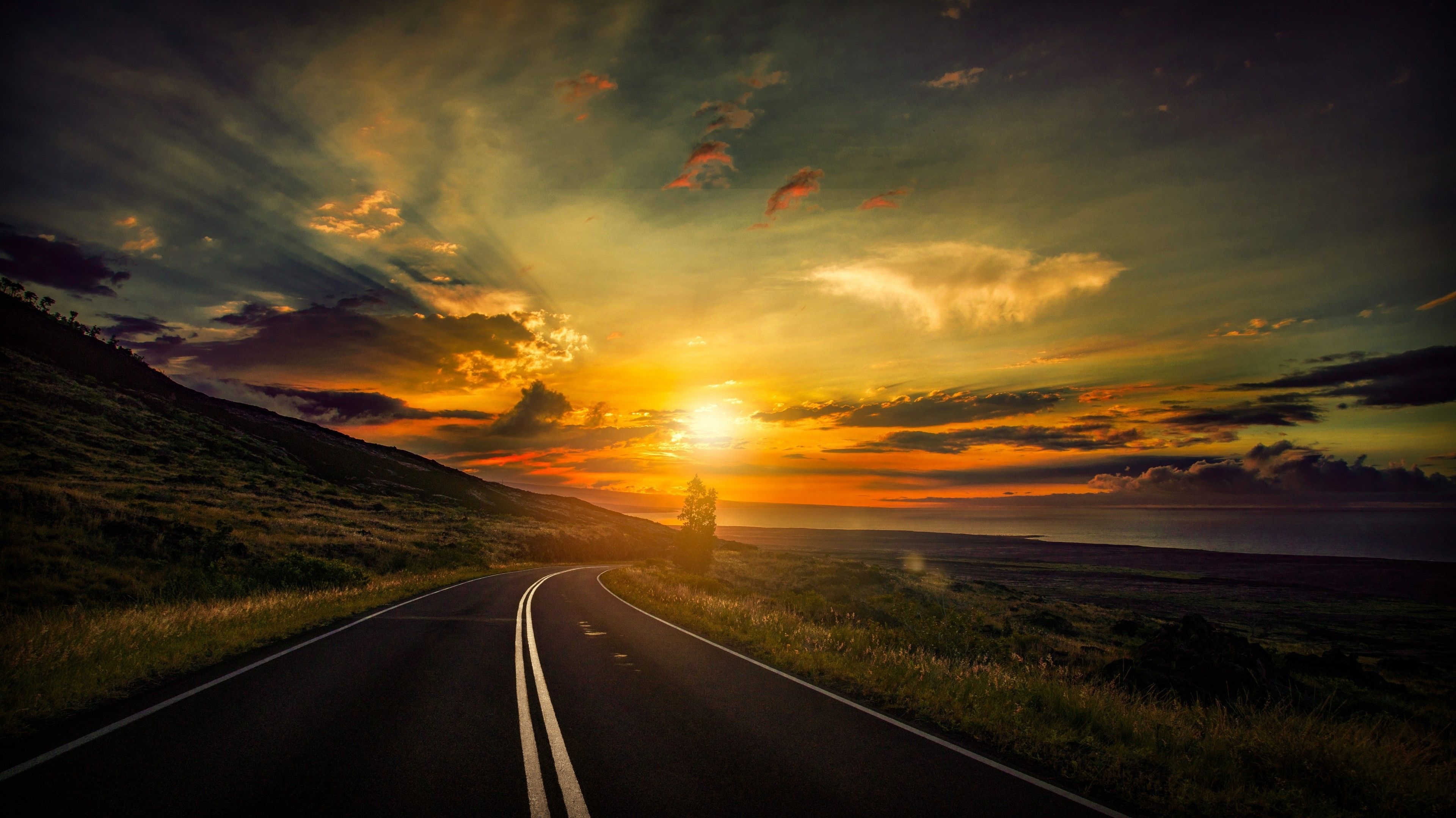 3840x2160 Road 4K Wallpaper Free Road 4K Background, Desktop