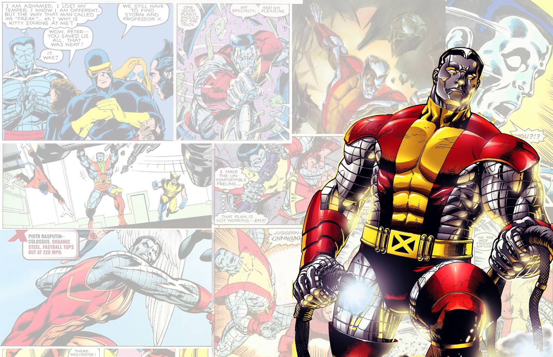 1850x1200 Marvel Colossus Wallpaper, Desktop