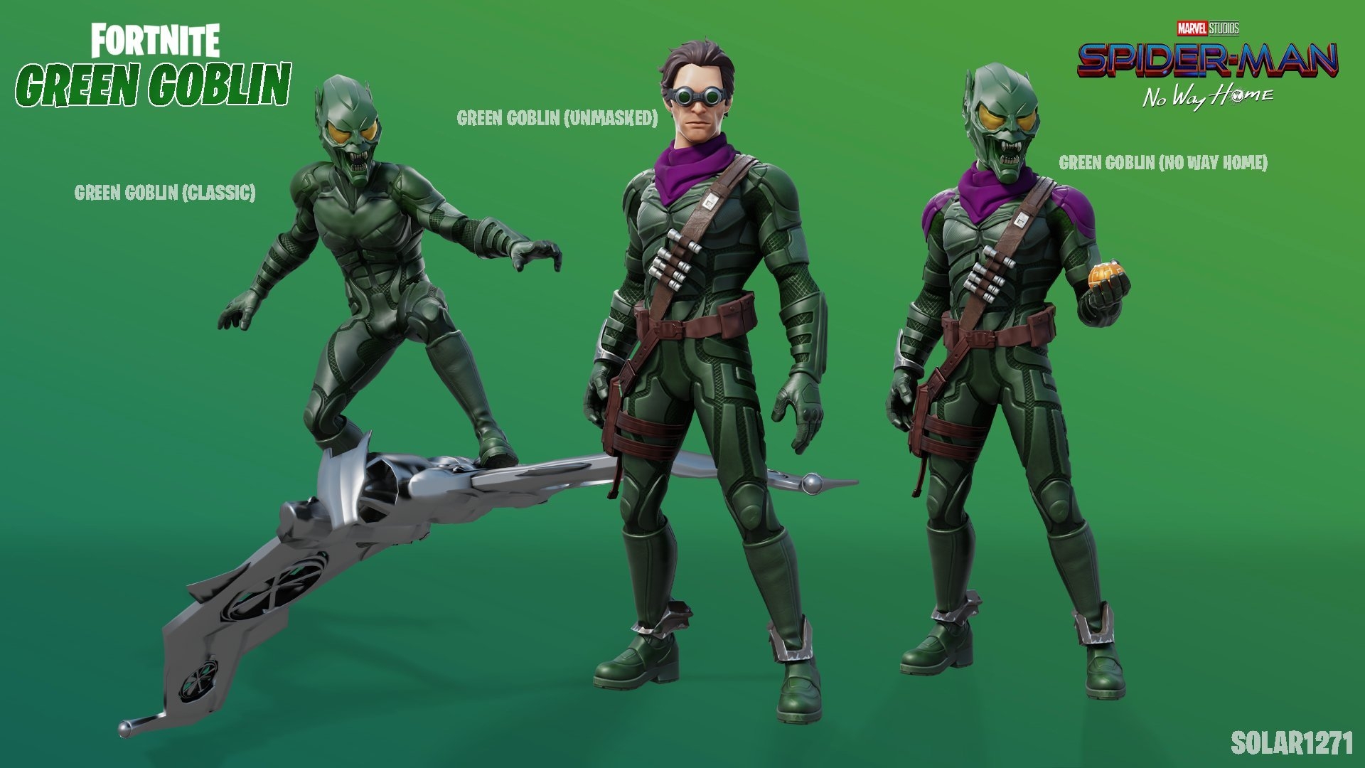 1920x1080 Green Goblin Fortnite wallpaper, Desktop