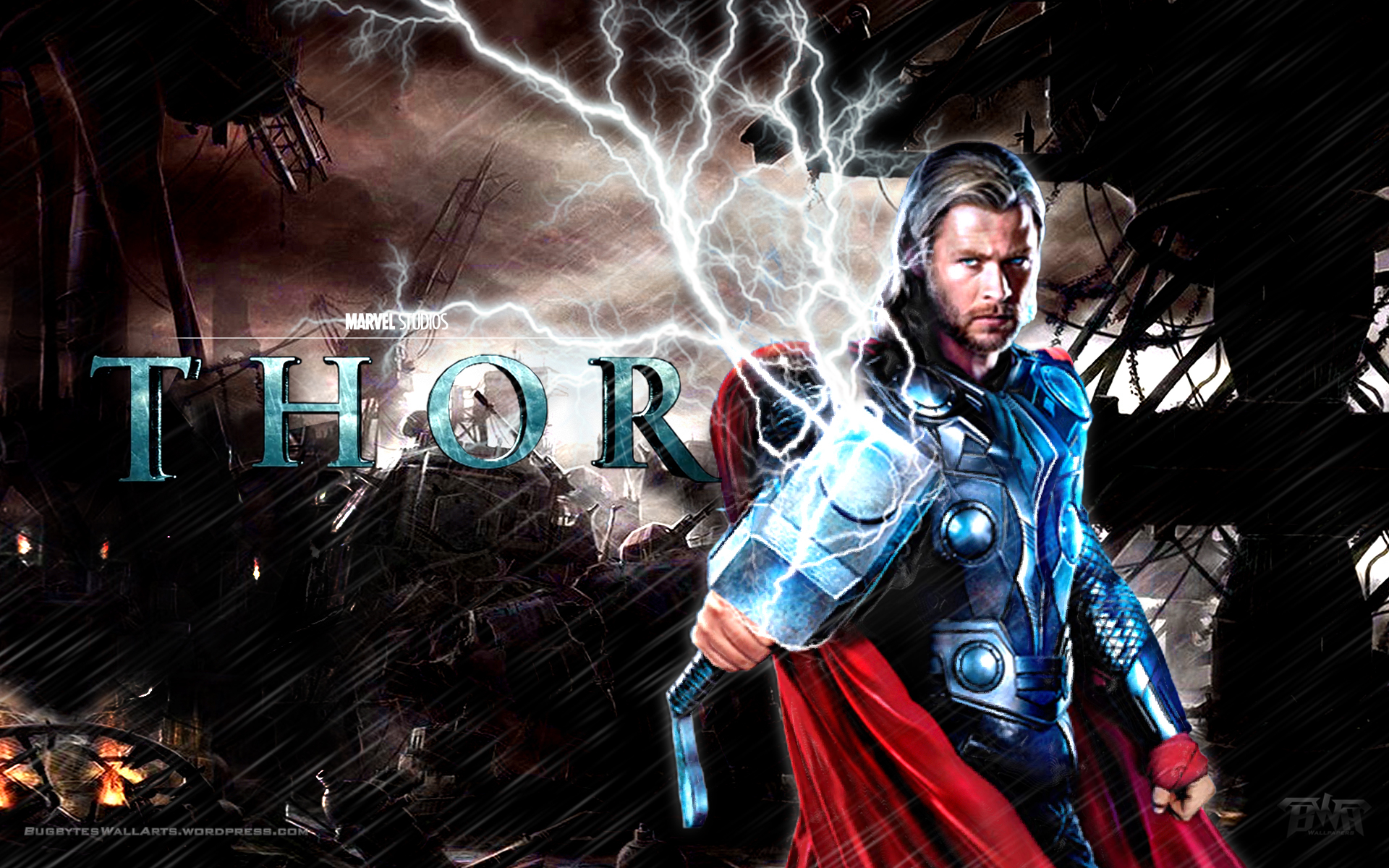 1920x1200 Thor 3D Wallpaper, Desktop