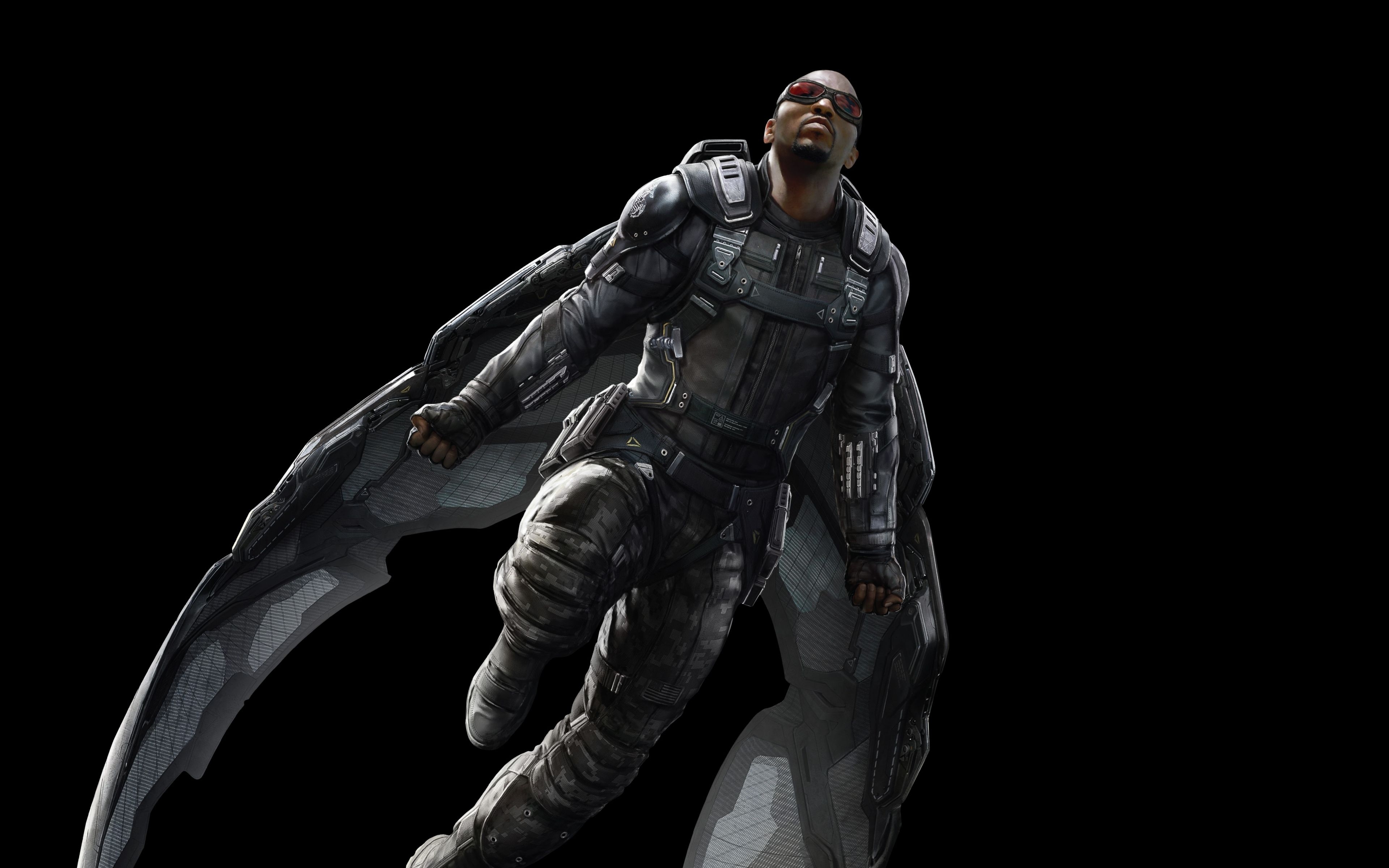 3840x2400 Download  wallpaper falcon, sam wilson, marvel comics, superhero, dark, 4k, ultra HD 16: widescreen,  HD image, background, 4535, Desktop