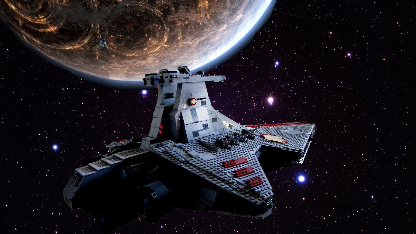 1370x770 LEGO IDEAS Venator Class Star Destroyer, Desktop