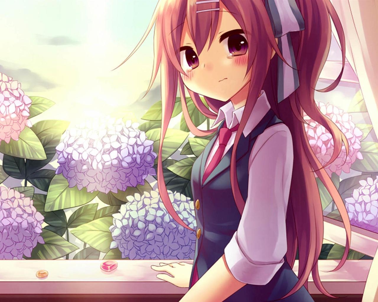 1280x1030 Design / Cute Anime Character Theme Desktop Wallpaperẫu, Desktop