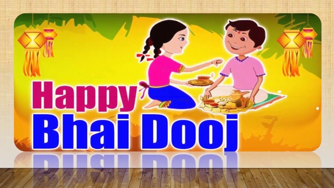 1280x720 Happy Bhai Dooj Wishes Greetings Card, Whatsapp Dooj 2018 Date Wallpaper & Background Download, Desktop