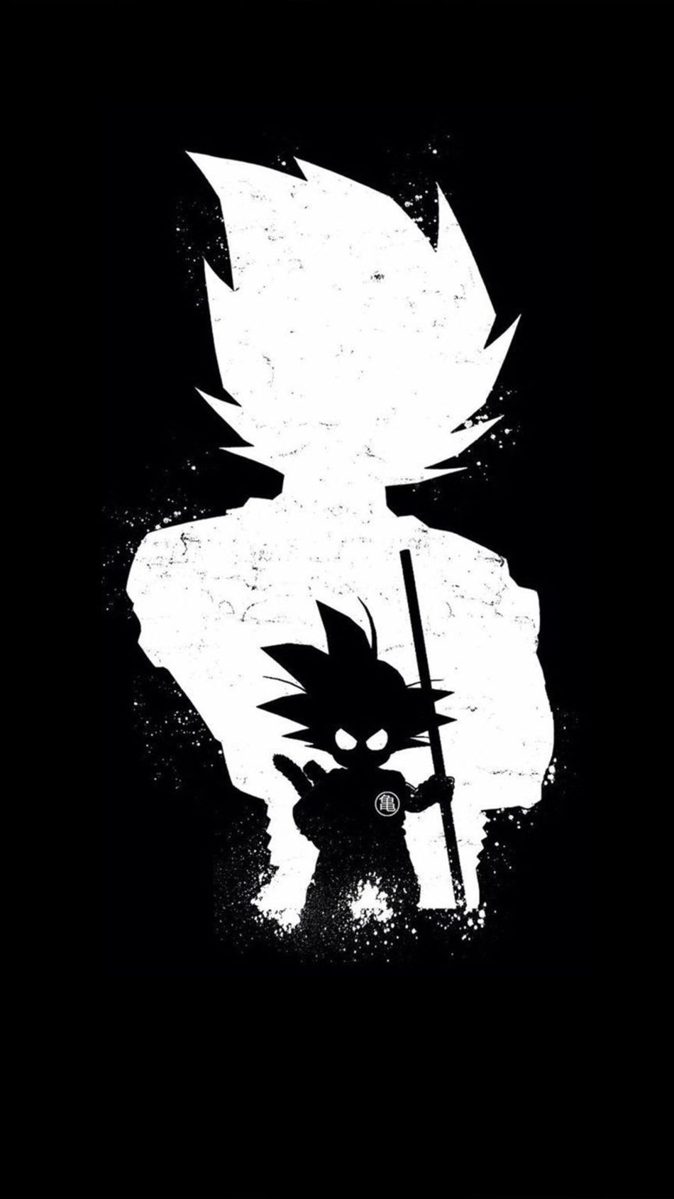 950x1690 Goku Dark Black Minimal 4K Ultra HD Mobile Wallpaper, Phone