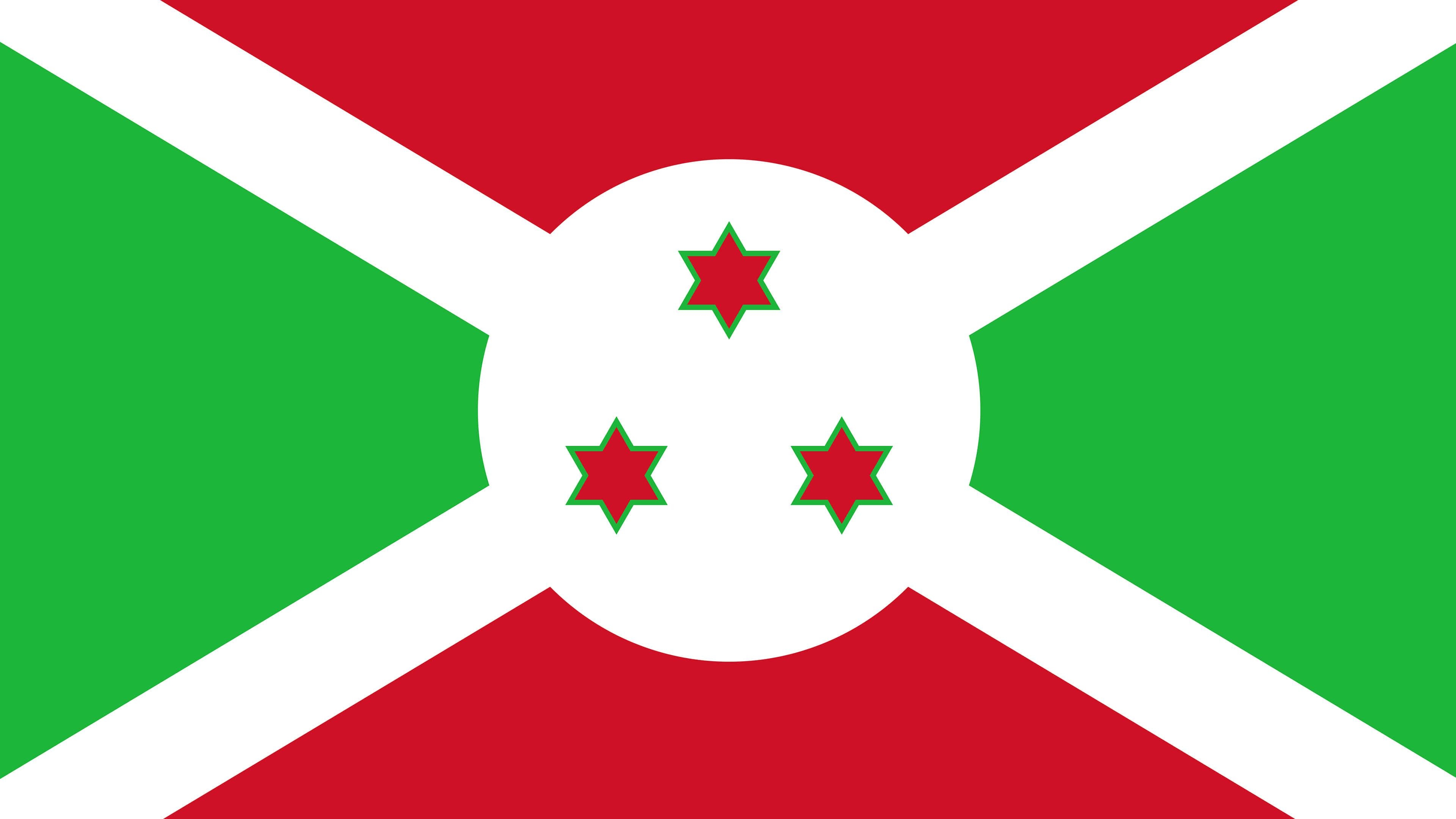 3840x2160 Burundi Flag UHD 4K Wallpaper, Desktop