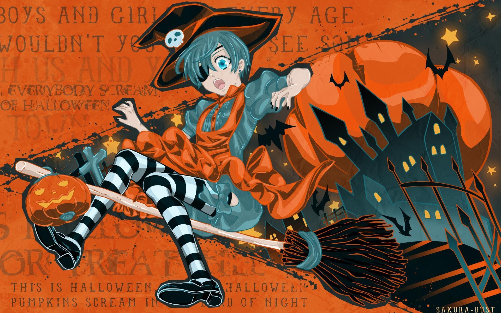 1920x1200 Anime Halloween Wallpaper, Desktop