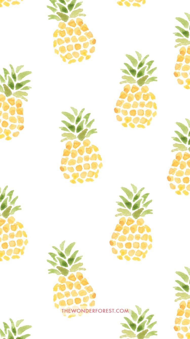 750x1340 Tech Tuesday: Fruity iPhone Wallpaper Forest. Wallpaper iphone summer, Pineapple wallpaper, Fruit wallpaper, Phone