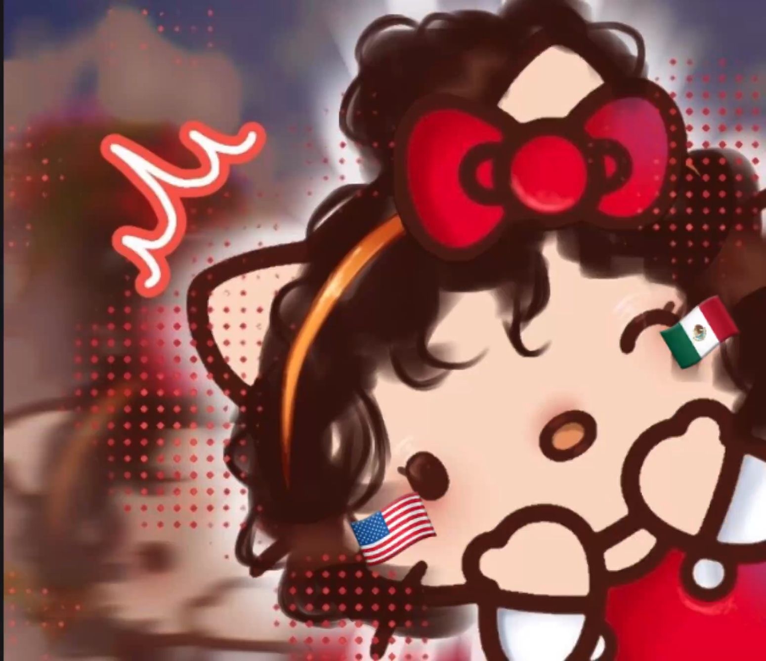 1550x1340 Mexican American hello kitty:3. Hello, Desktop